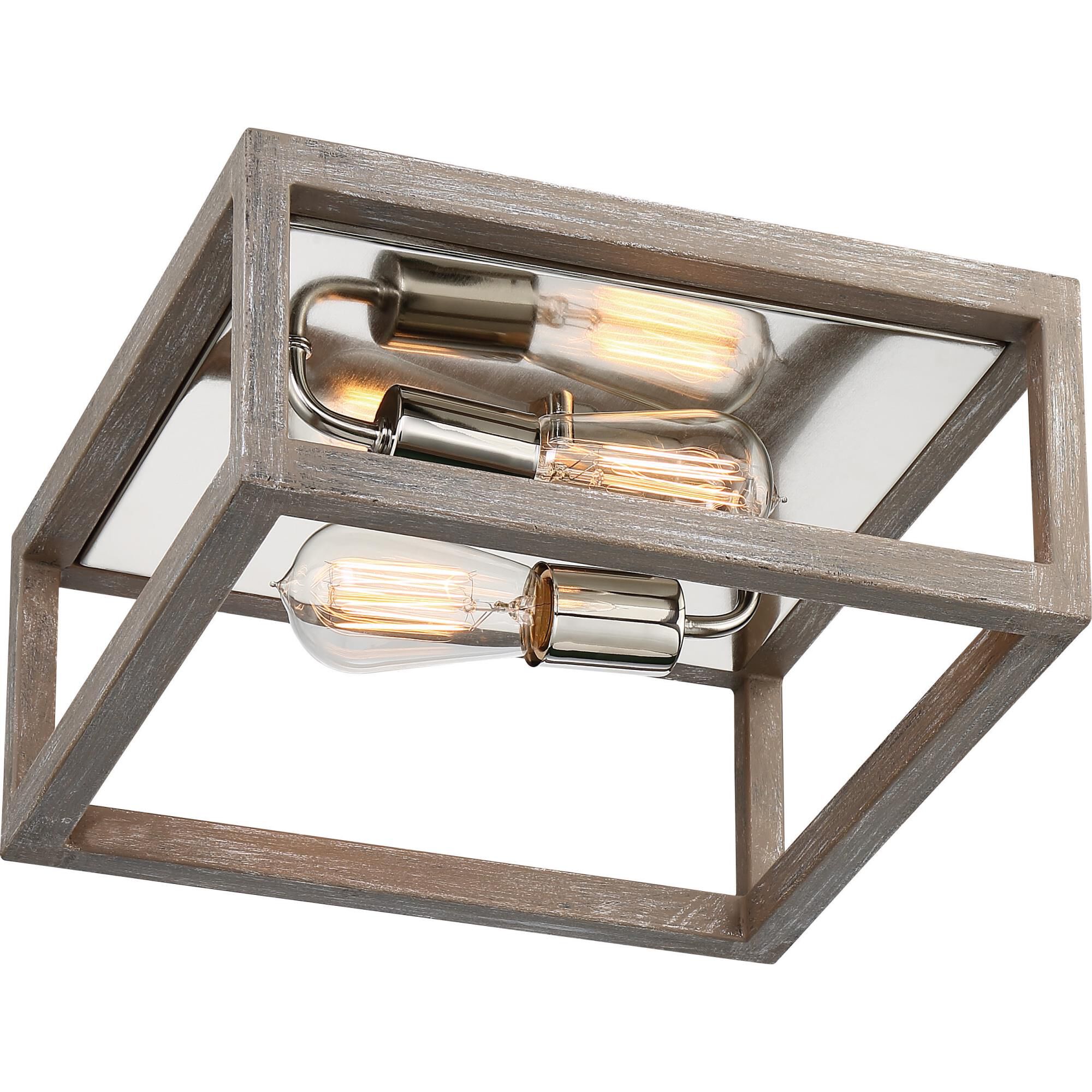 Bliss 13 Inch 2 Light Flush Mount by Nuvo Lighting