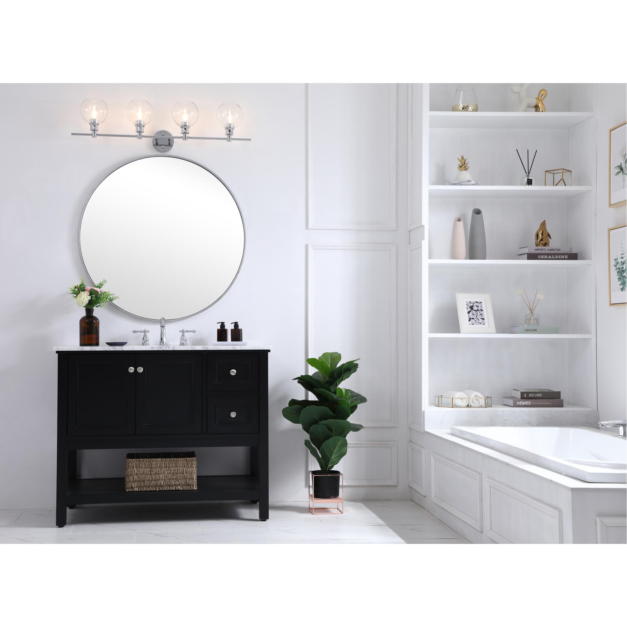 Collier 38 Inch Bath Vanity Light by Elegant Lighting