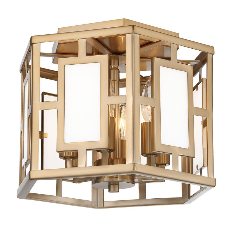 Libby Langdon Hillcrest 12 Inch 6 Light Flush Mount by Crystorama