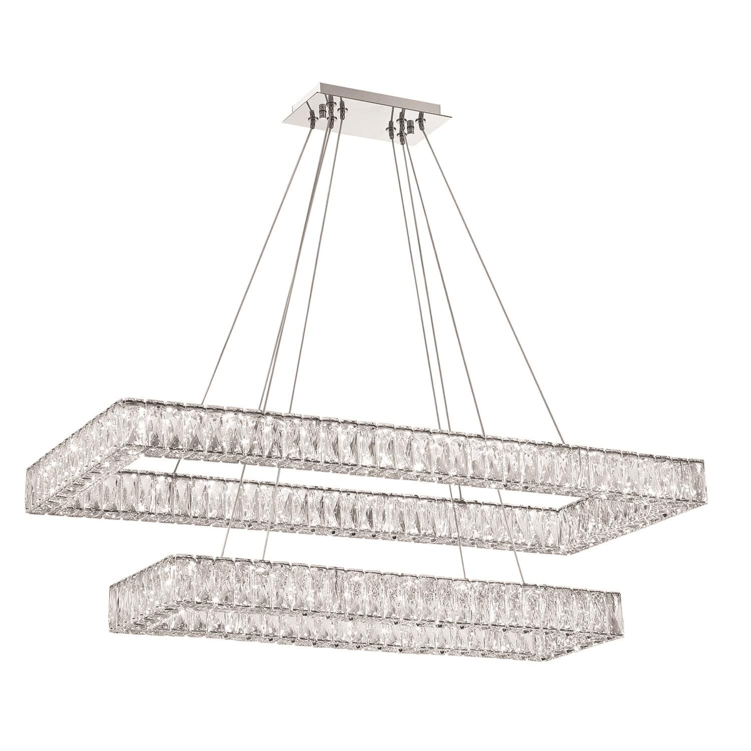 Kinsley 42 Inch Linear Suspension Light by Crystorama