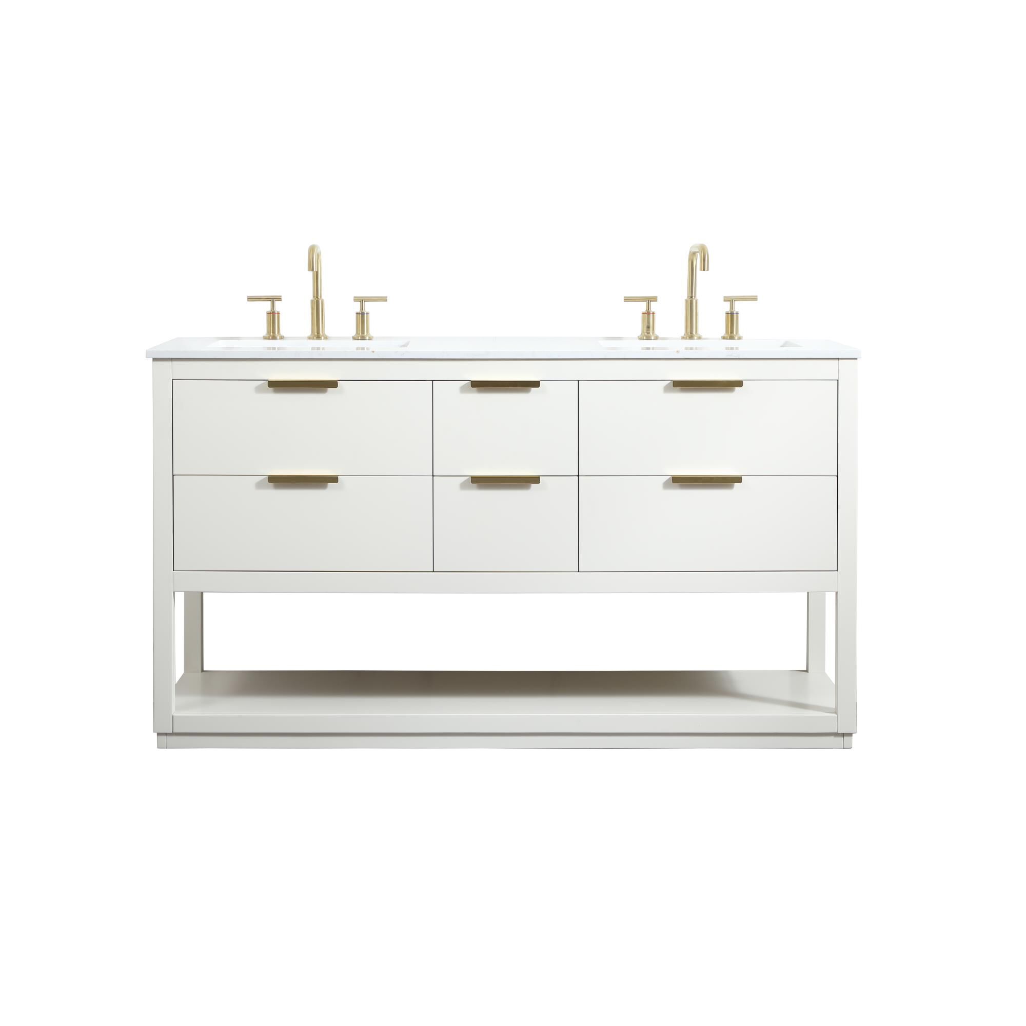 Larkin 60 Inch Bath Vanity by Elegant Decor