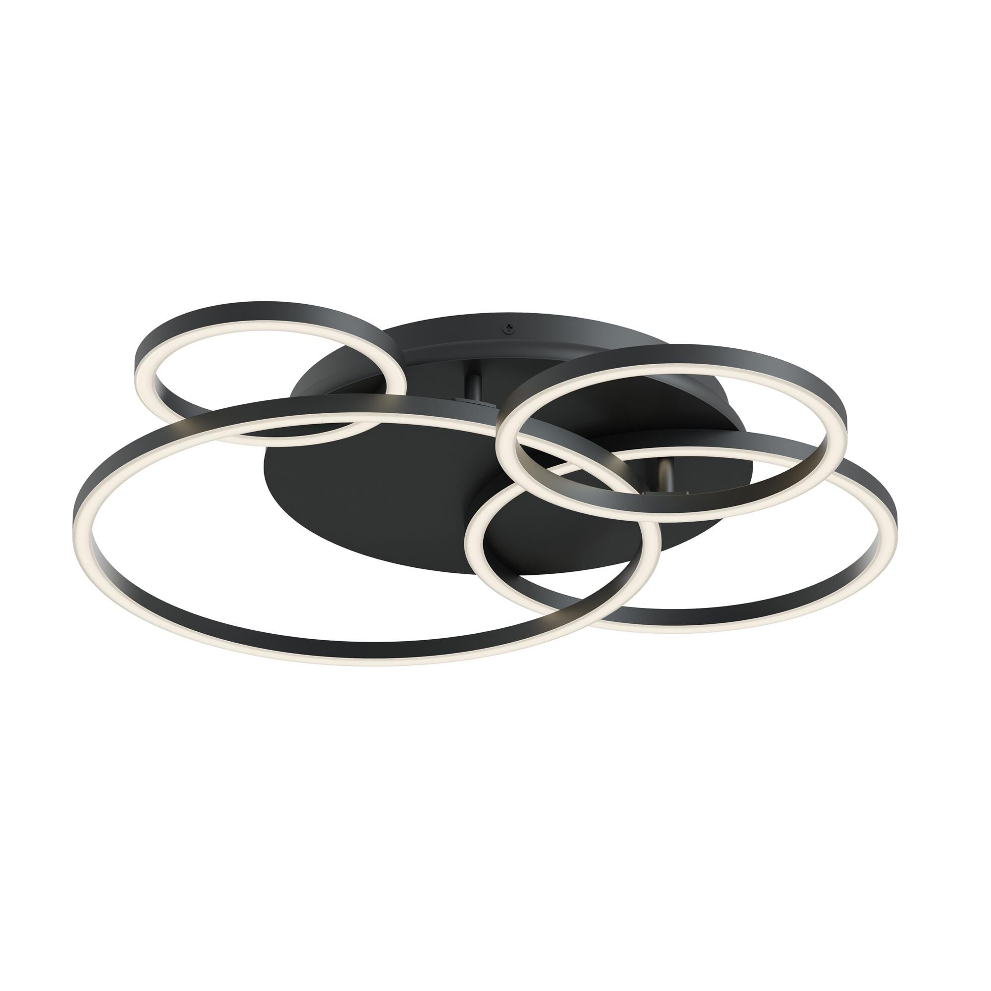 Shown in Black finish and Frosted glass