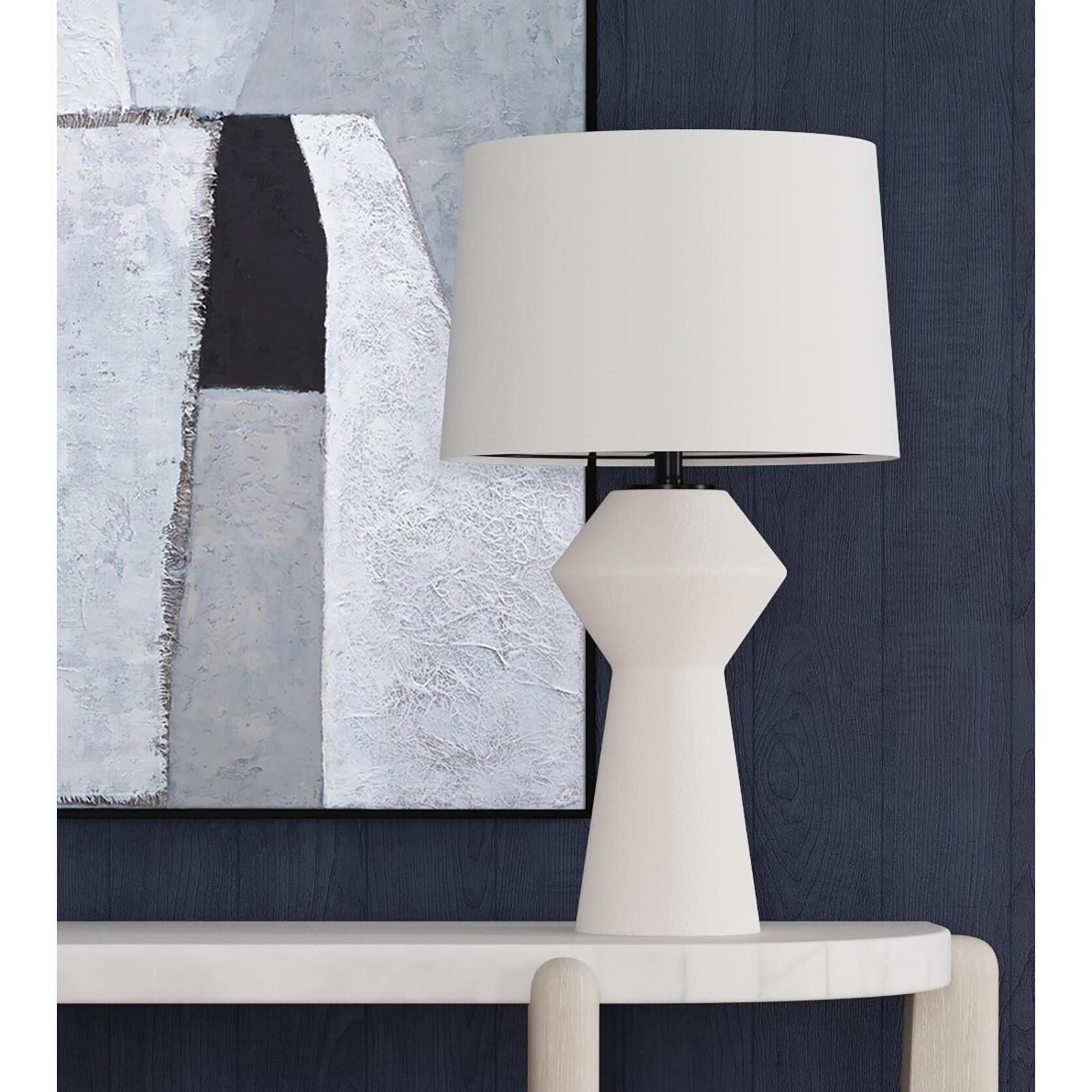 Shown in Matte White finish and White shade