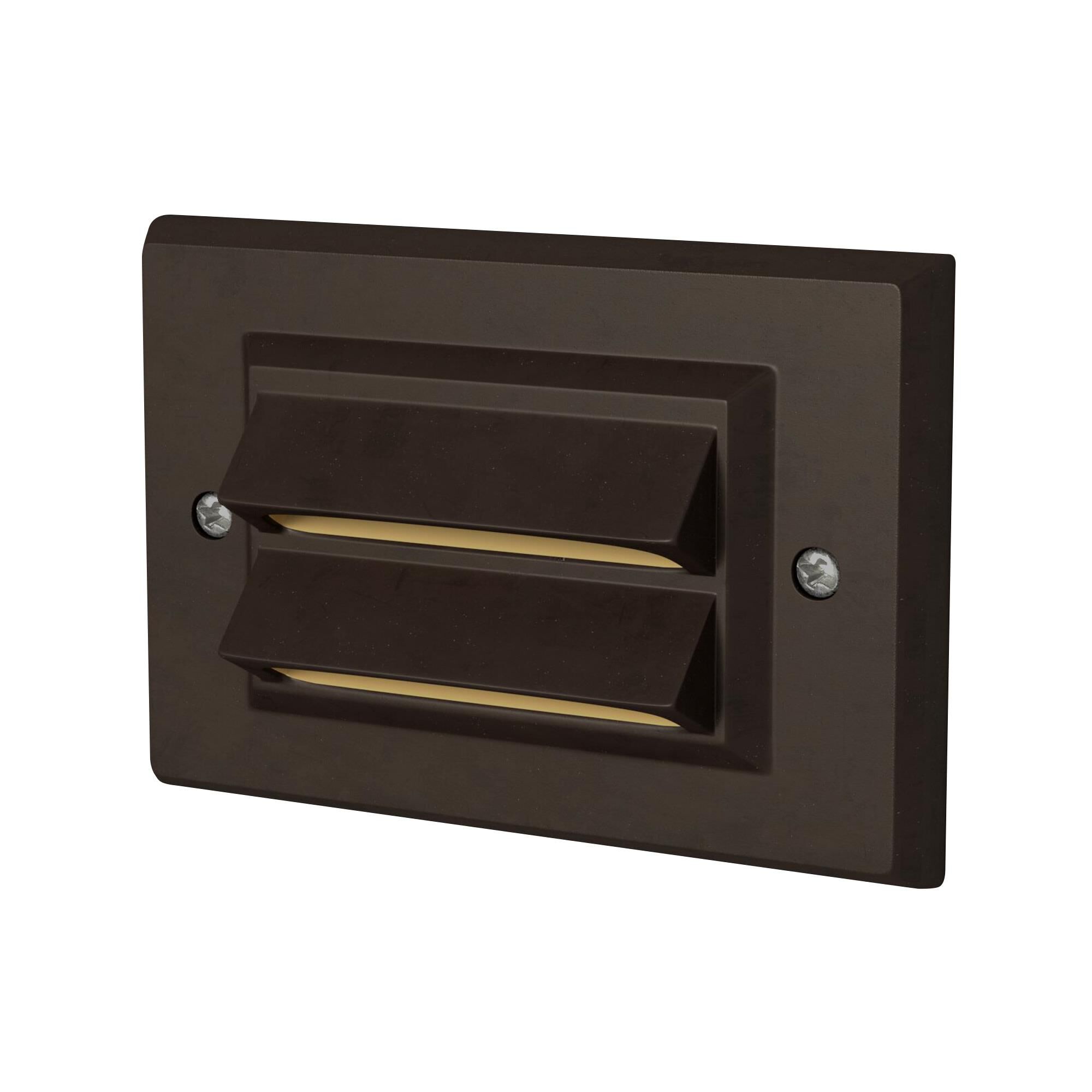 Shown in Bronze finish and Frosted glass