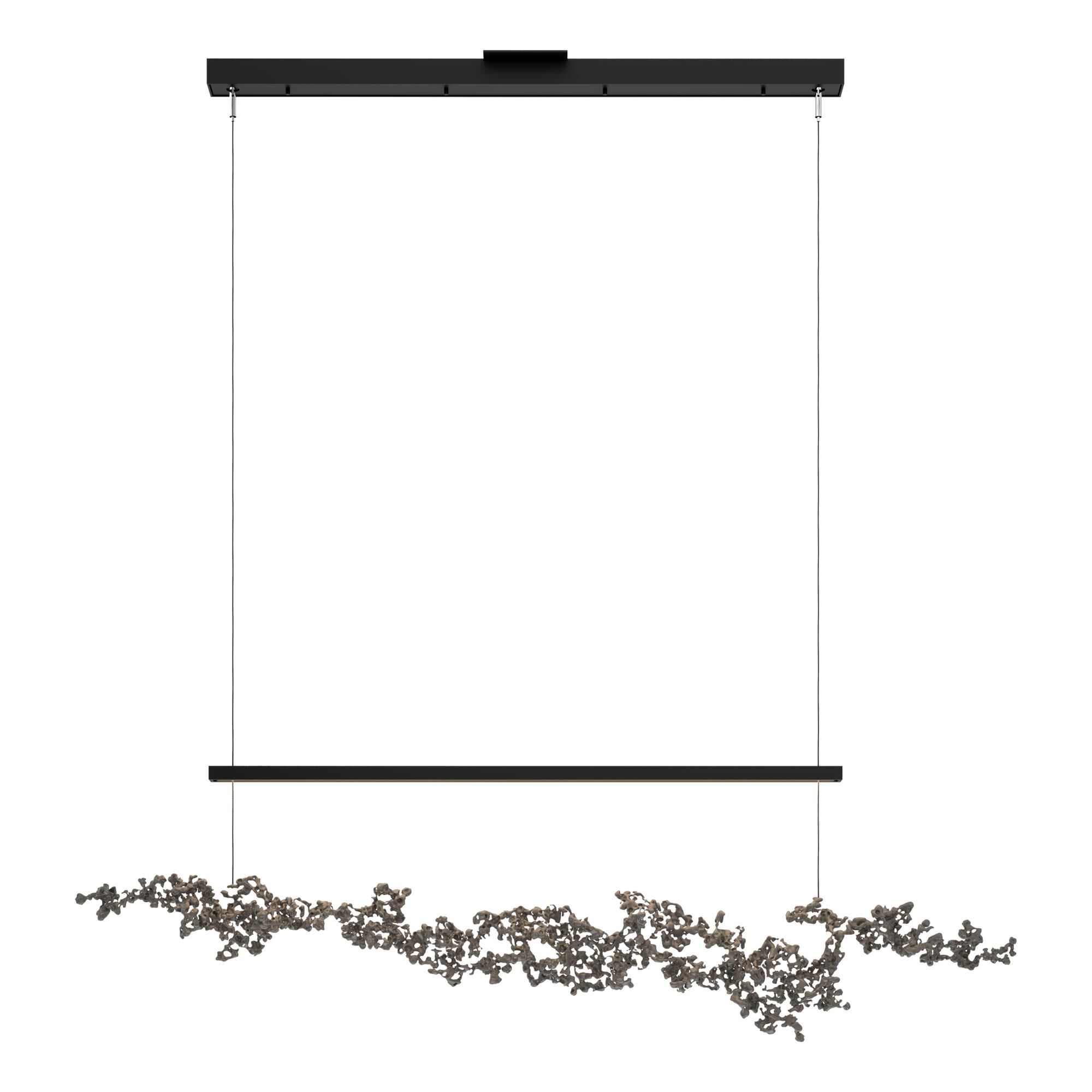 Shown in Black finish and Dark Smoke Aluminum shade