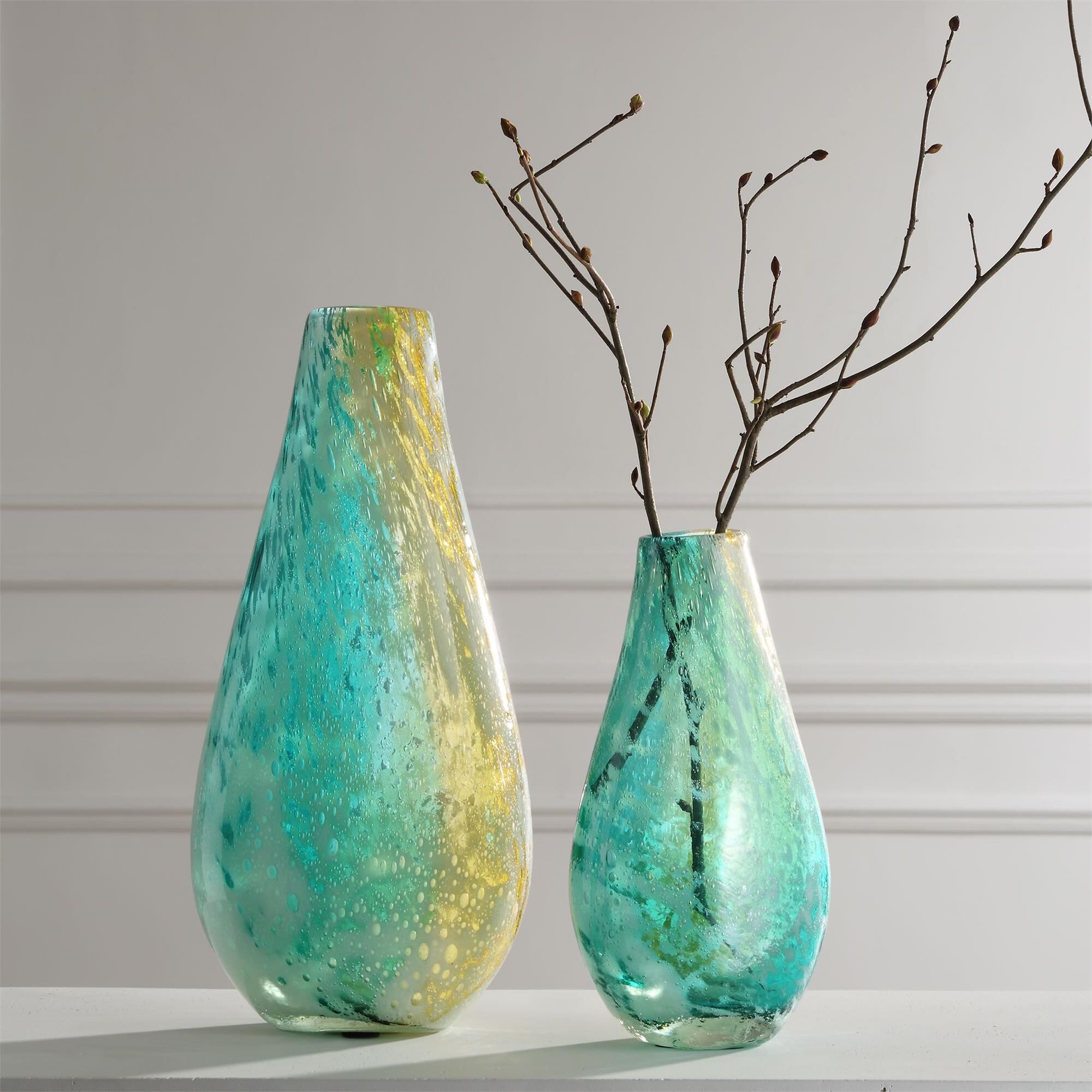 Carolyn Kinder High Tide 14 Inch Vase-Urn by Uttermost