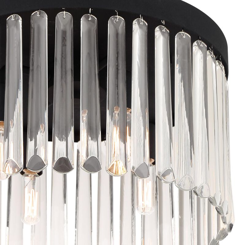 Emory 15 Inch 4 Light Flush Mount by Crystorama