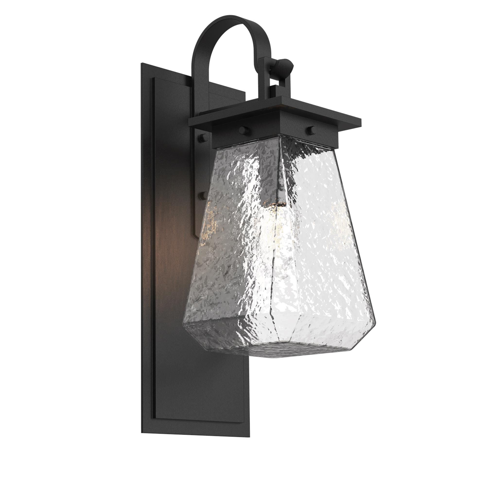 Shown in Textured Black finish and Clear glass