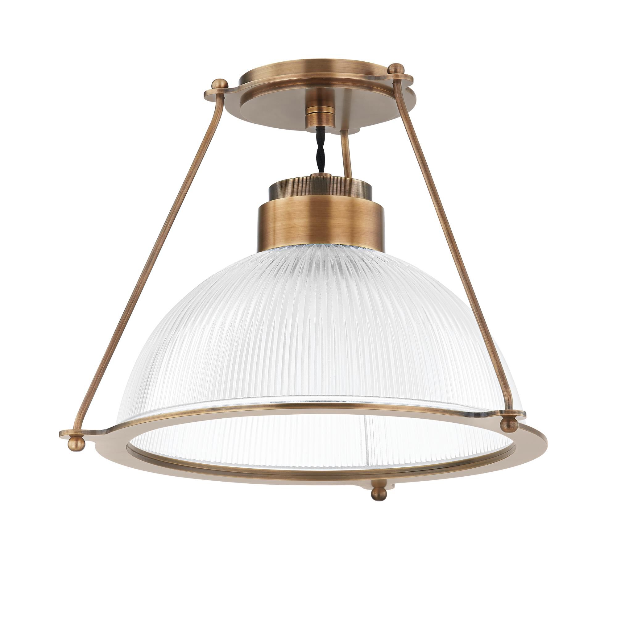 Lauren Liess Glint 15 Inch Semi Flush Mount by Troy Lighting