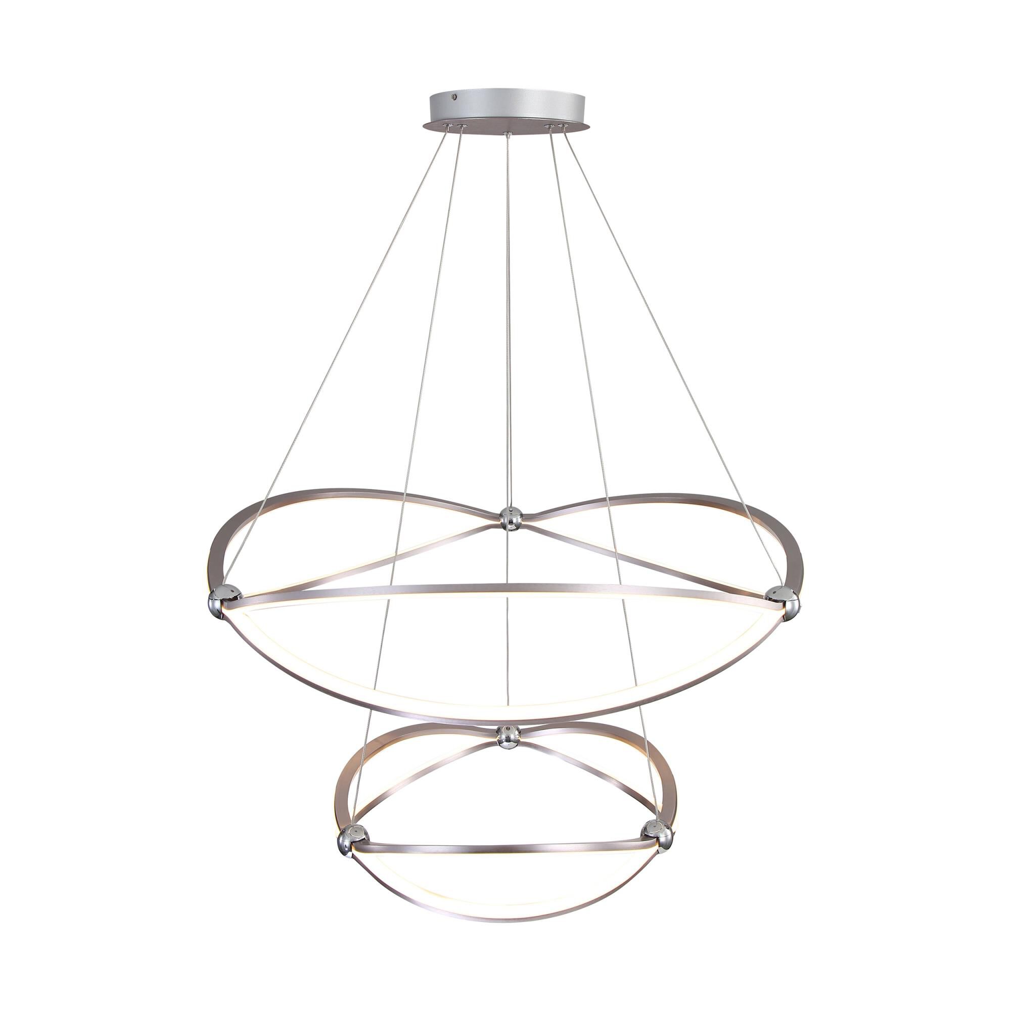 Spirale 32 Inch Chandelier by Golden Lighting