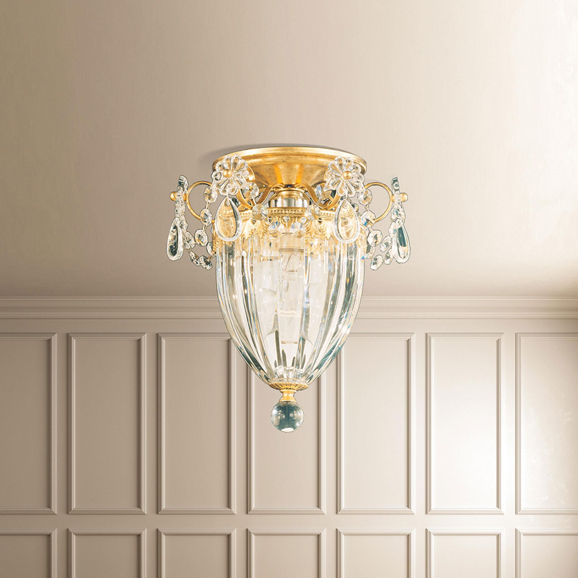 Shown in French Gold finish and Clear Heritage crystal