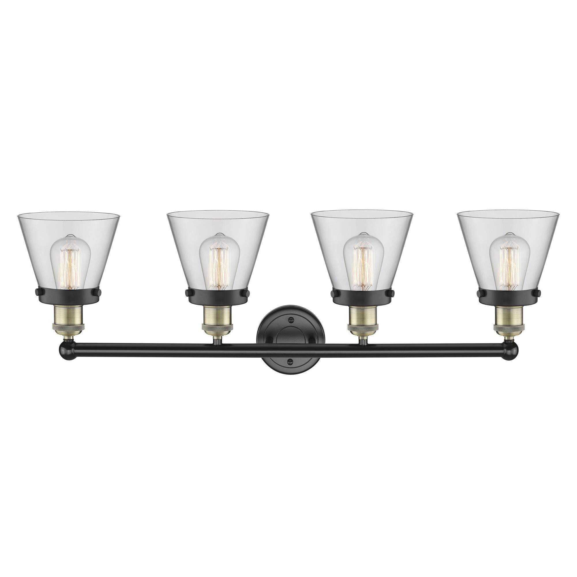 Bruno Marashlian Cone 33 Inch 4 Light Bath Vanity Light by Innovations Lighting