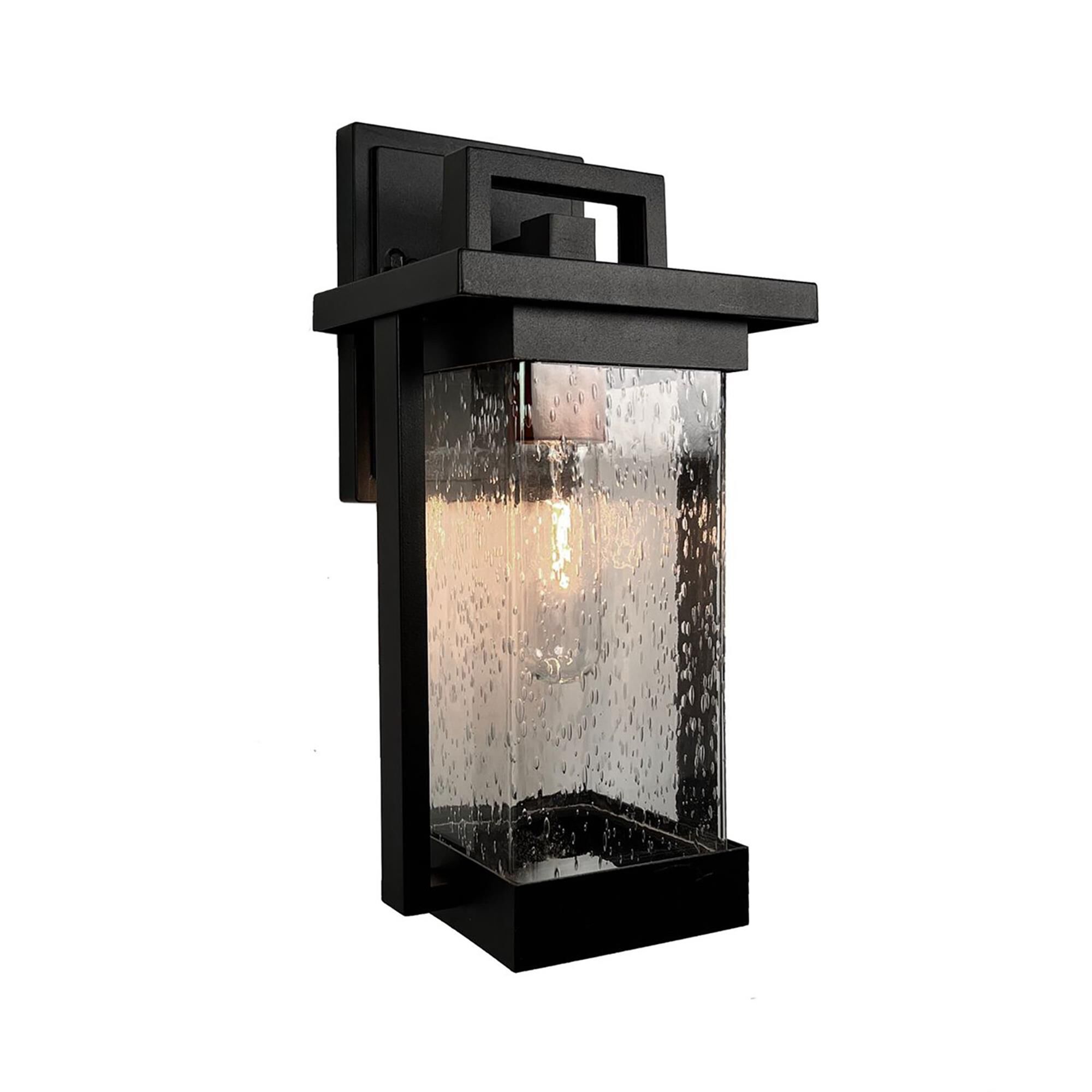 Shown in Matte Black finish and Clear glass
