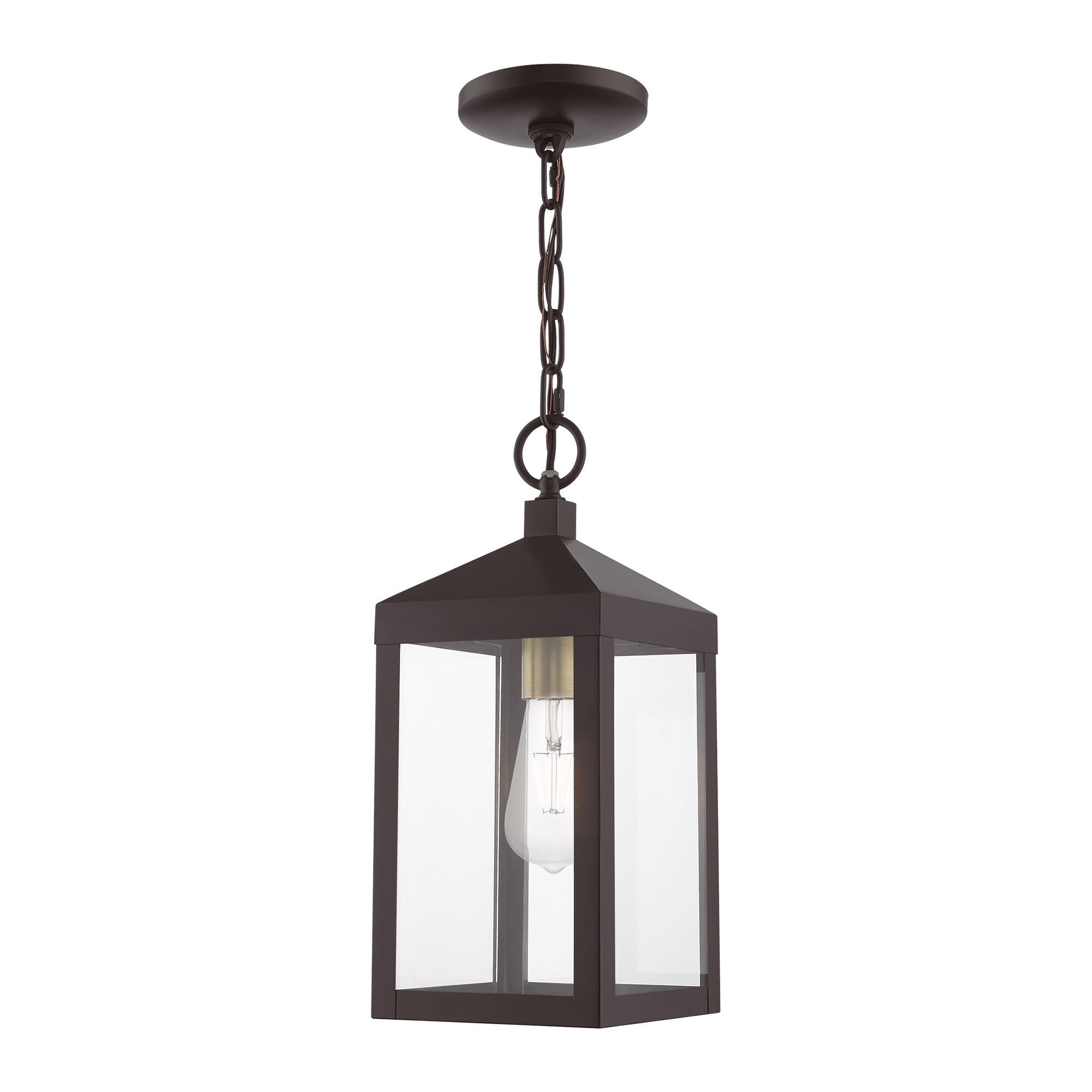 Livex Lighting Nyack 14 Inch Tall Outdoor Hanging Lantern