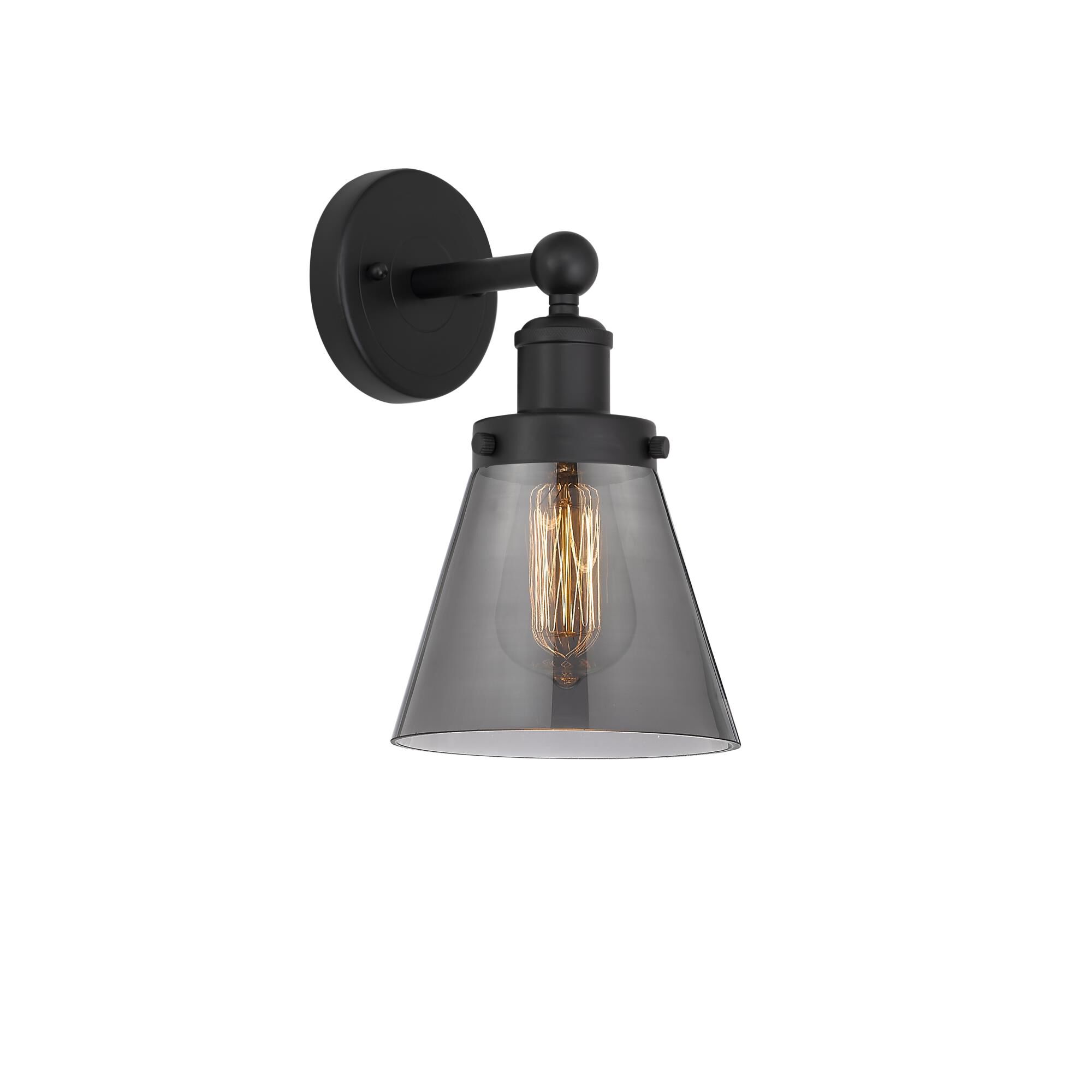 Shown in Matte Black, Plated Smoke finish and Plated Smoke glass and Plated Smoke Glass shade
