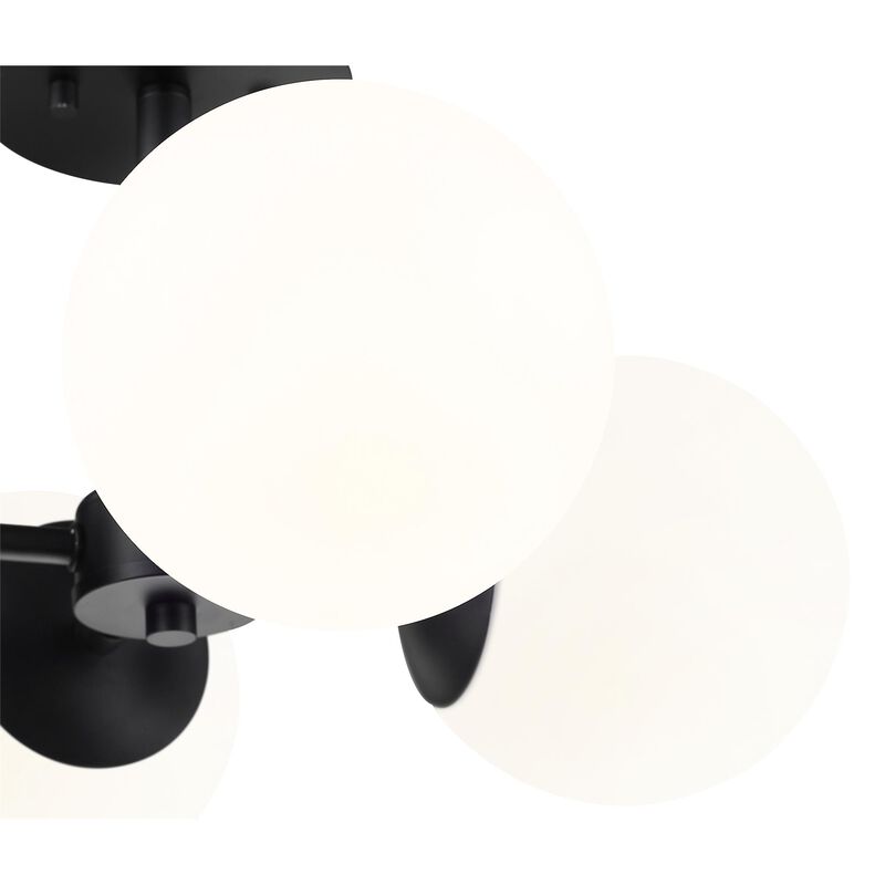 Midnetic 18 Inch 4 Light Semi Flush Mount by Z-Lite