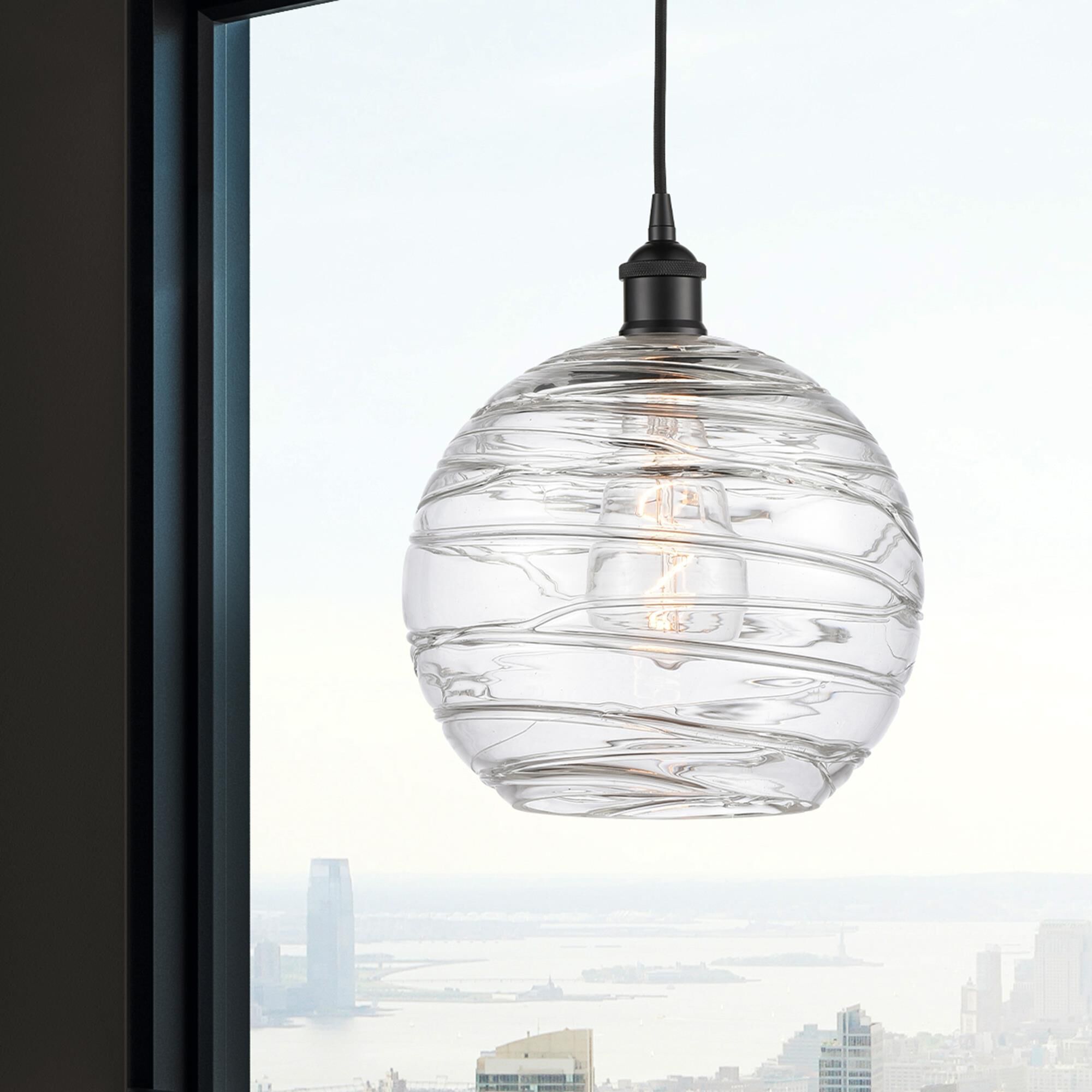 Bruno Marashlian Athens Deco Swirl 10 Inch Mini Pendant by Innovations Lighting
