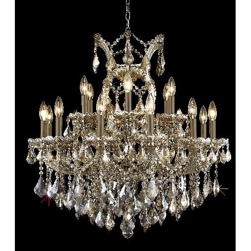 Maria Theresa 30 Inch 19 Light Chandelier by Elegant Lighting
