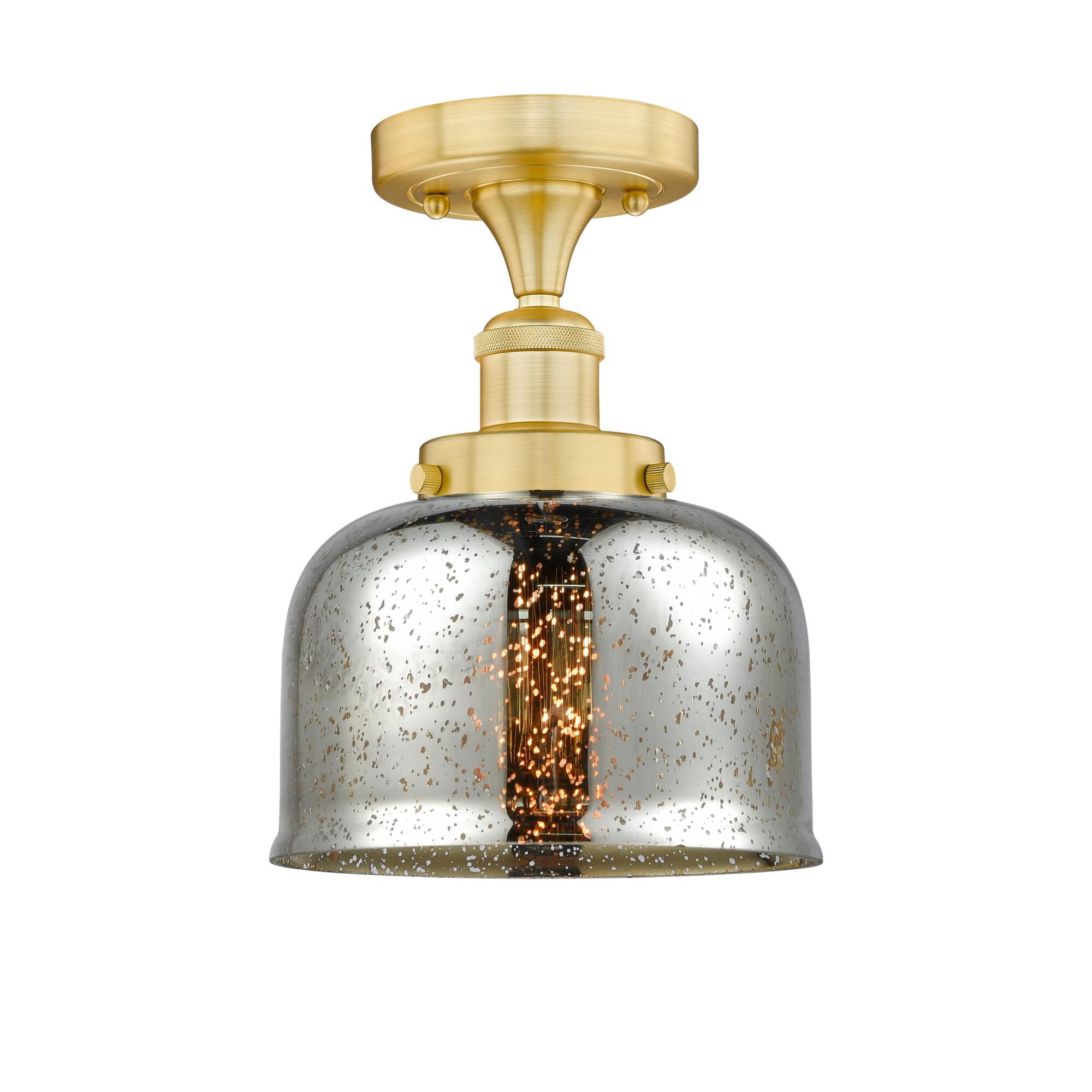 Shown in Satin Gold finish and Silver Plated Mercury glass