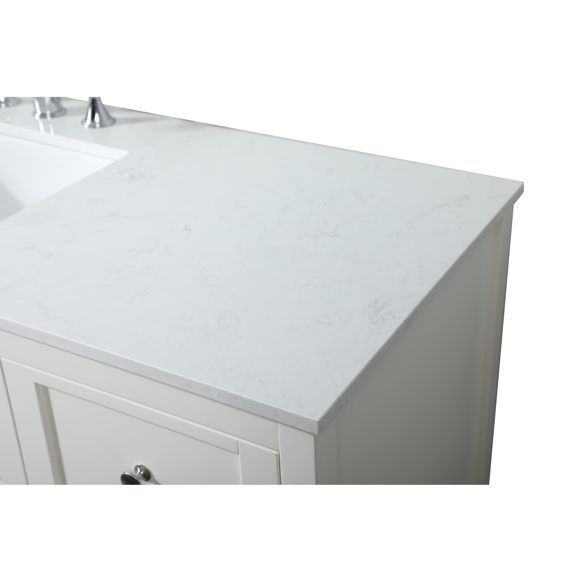 Shown in White finish