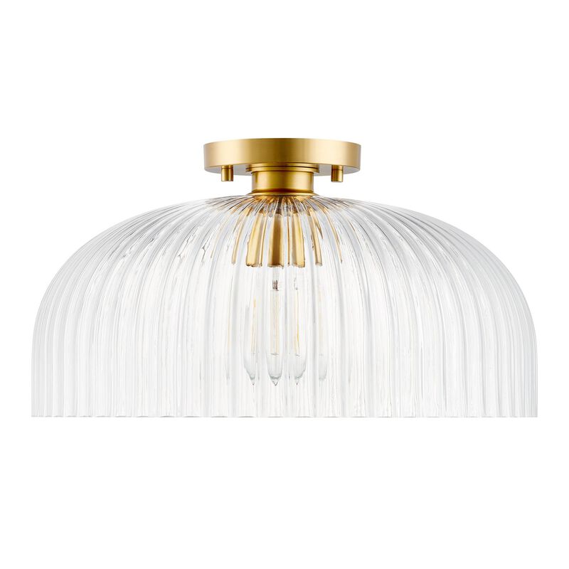 16 Inch Semi Flush Mount by Meridian Lighting