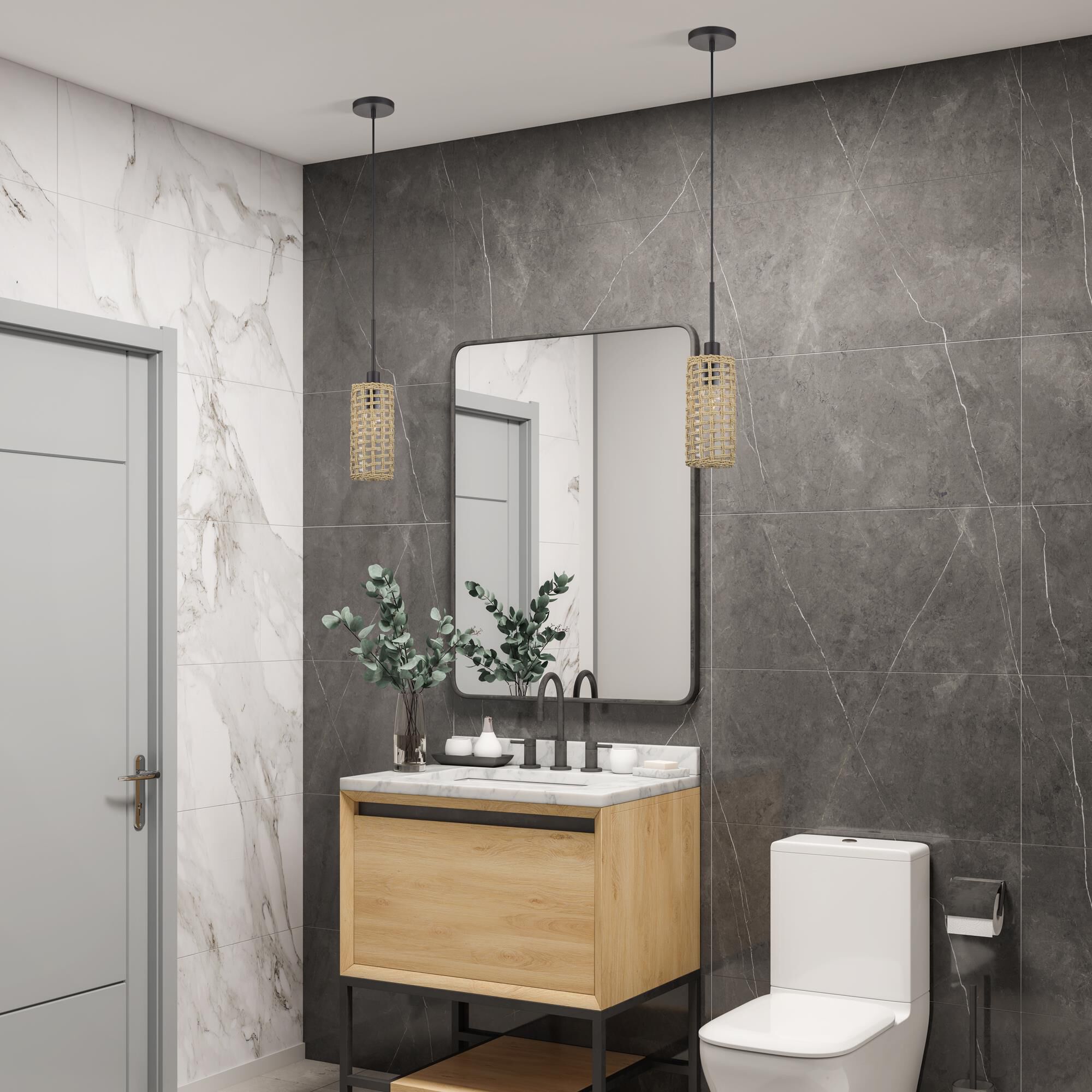 Twinewell 5 Inch Mini Pendant by Livex Lighting