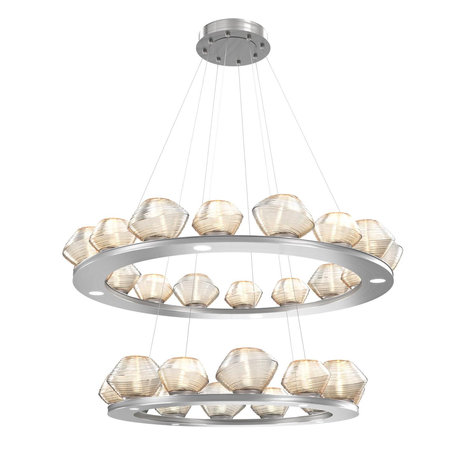 Mesa 48 Inch 28 Light LED Chandelier by Hammerton Studio
