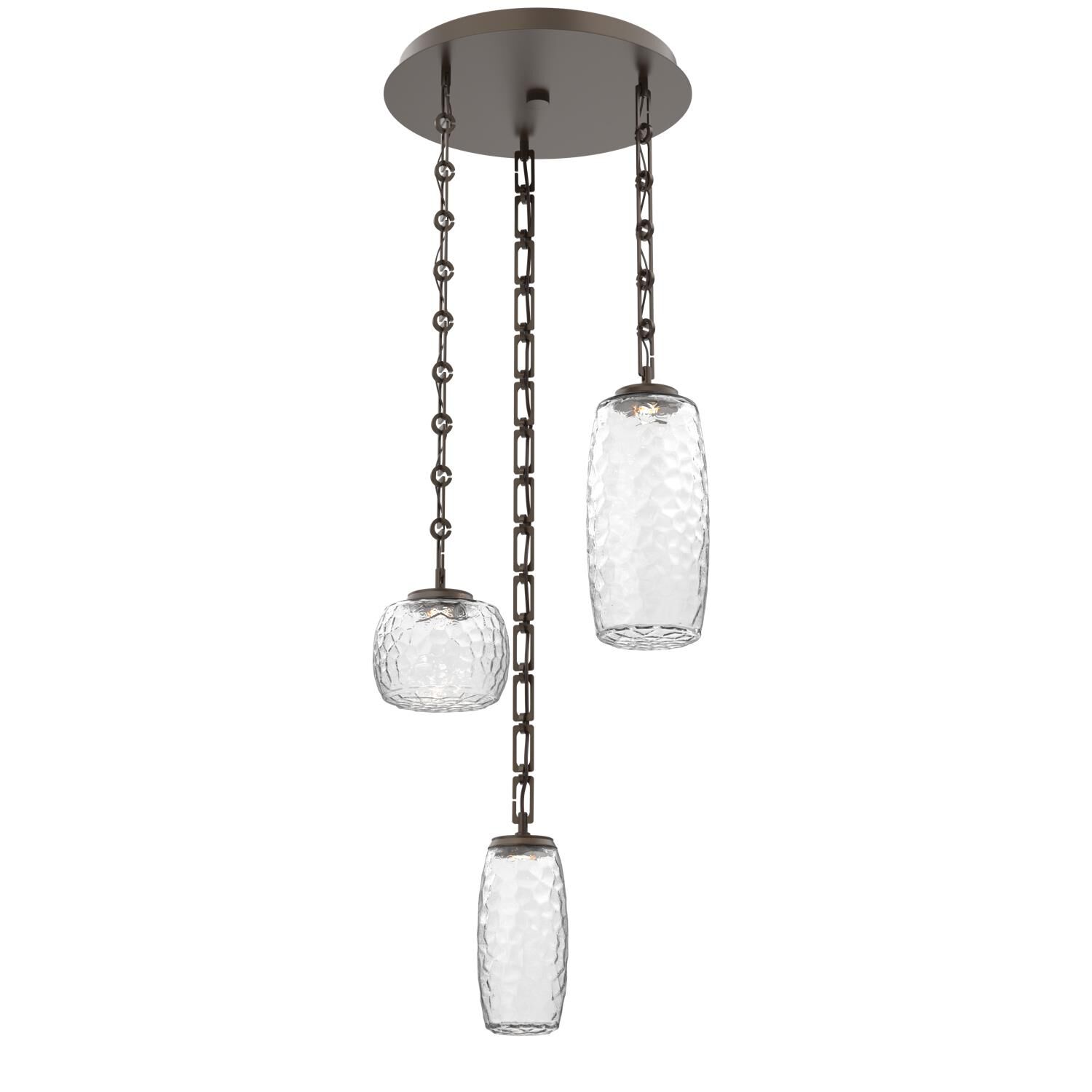 Levi Wilson Vessel 19 Inch Multi Light Pendant by Hammerton Studio