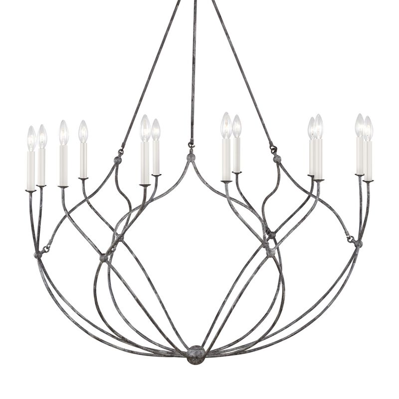 Chapman & Myers Richmond 12 Light Chandelier by Visual Comfort Studio Collection