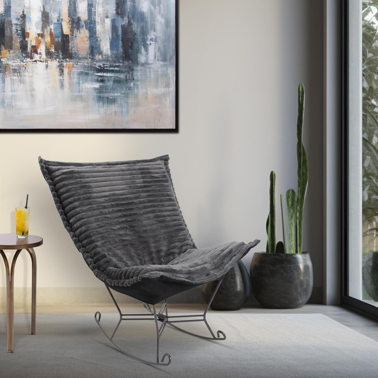 The Shar Pei Puff Accent Chair by Howard Elliott Collection