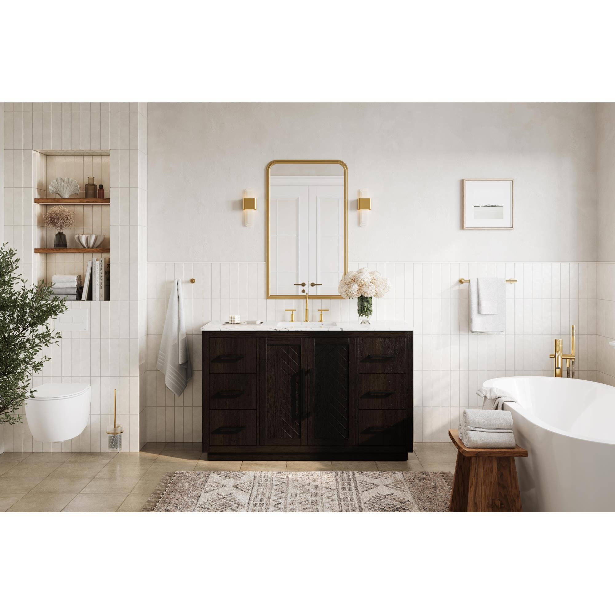 Chase 54 Inch Bath Vanity by Elegant Dcor