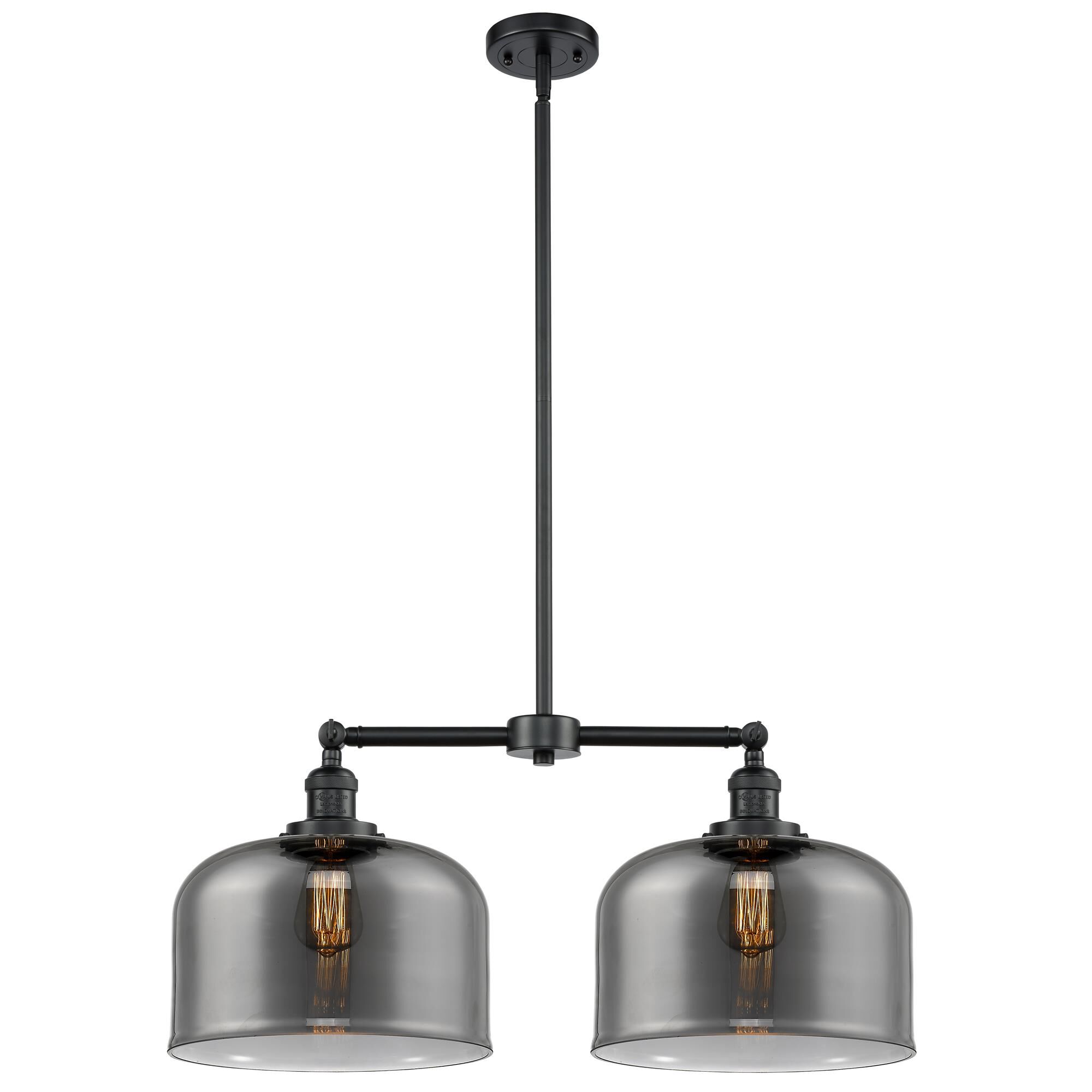 Shown in Oil Rubbed Bronze finish and Plated Smoked glass
