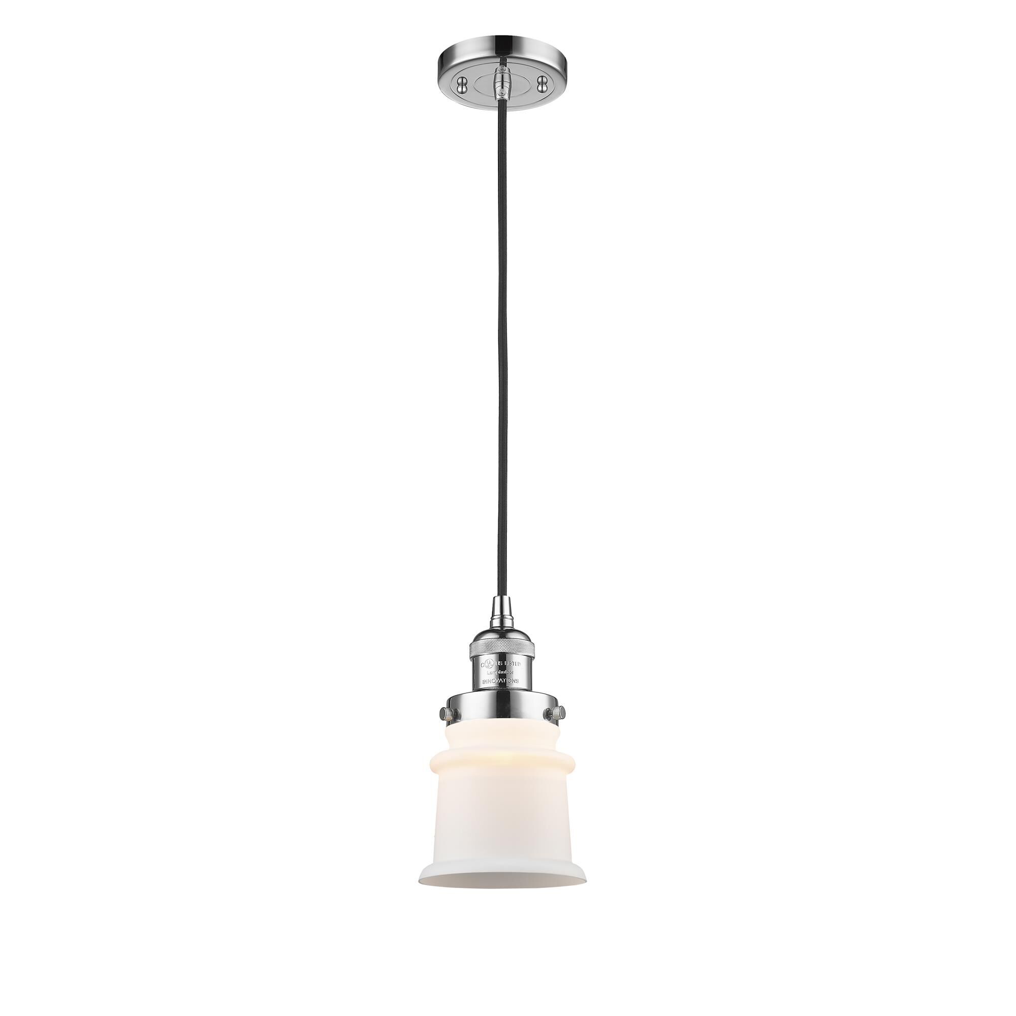 Shown in Polished Chrome finish and Matte White glass