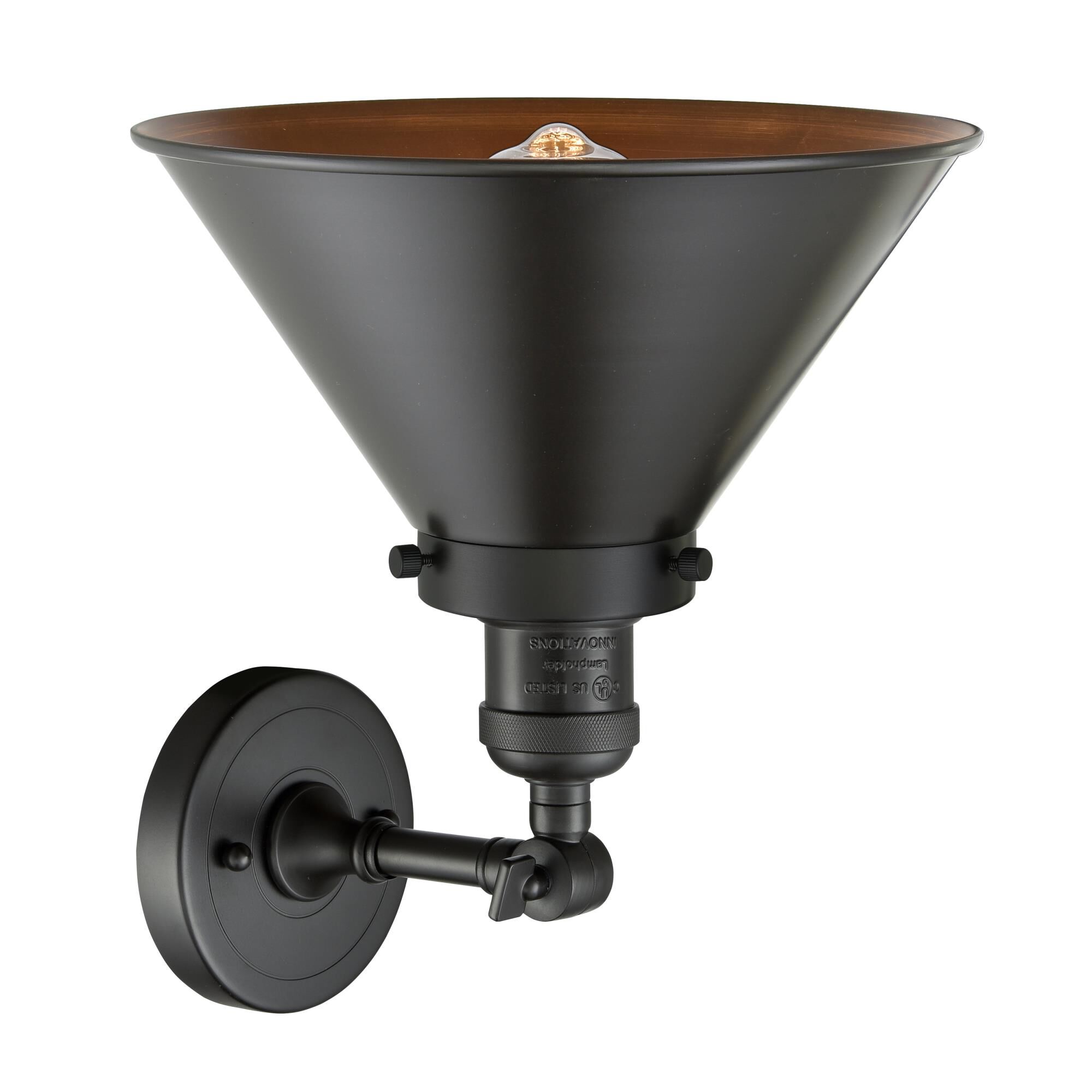 Shown in Oil Rubbed Bronze finish and Oil Rubbed Bronze shade