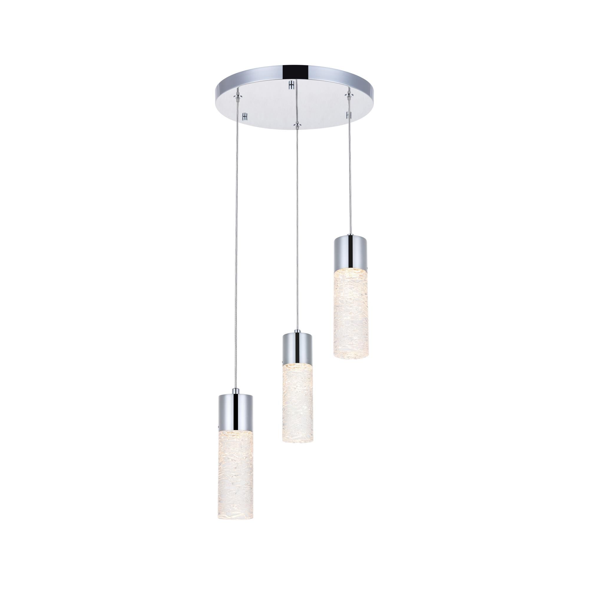 Constellation 11 Inch LED Mini Pendant by Elegant Lighting