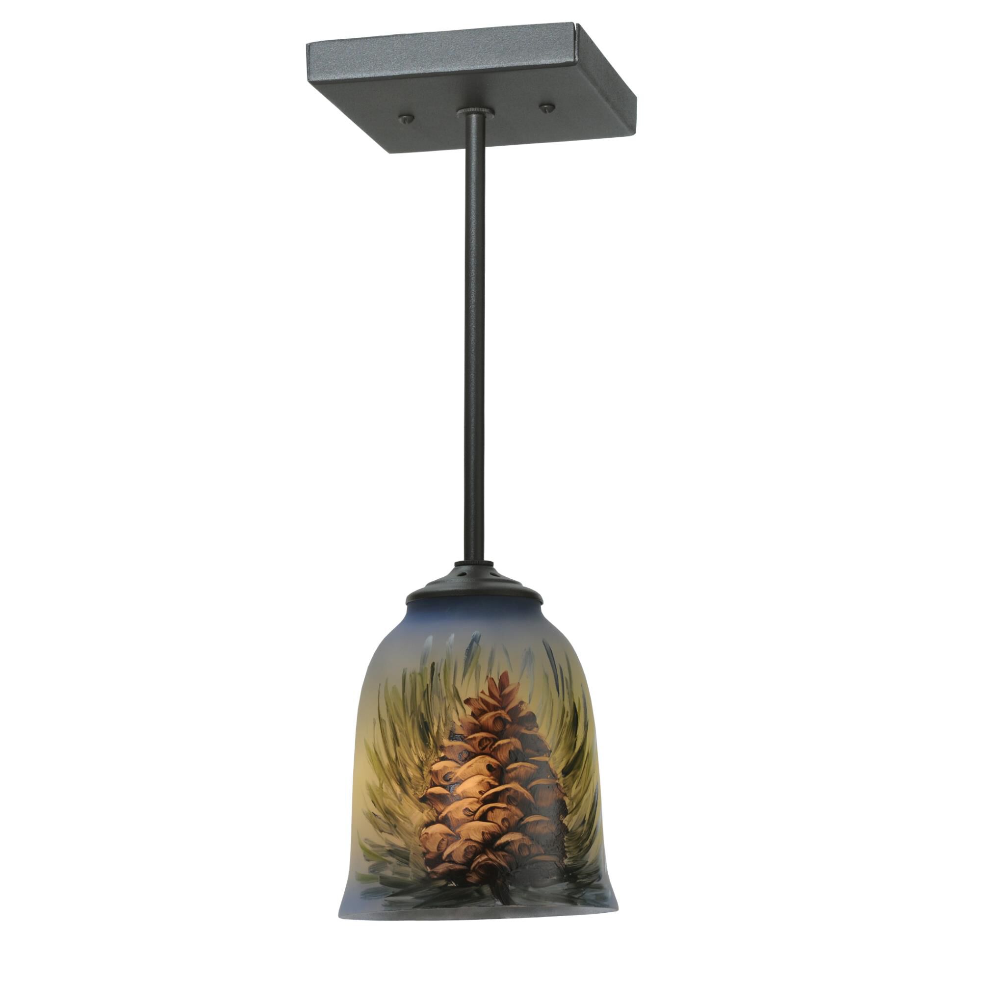Northwoods Pinecone 5 Inch Mini Pendant by Meyda Lighting
