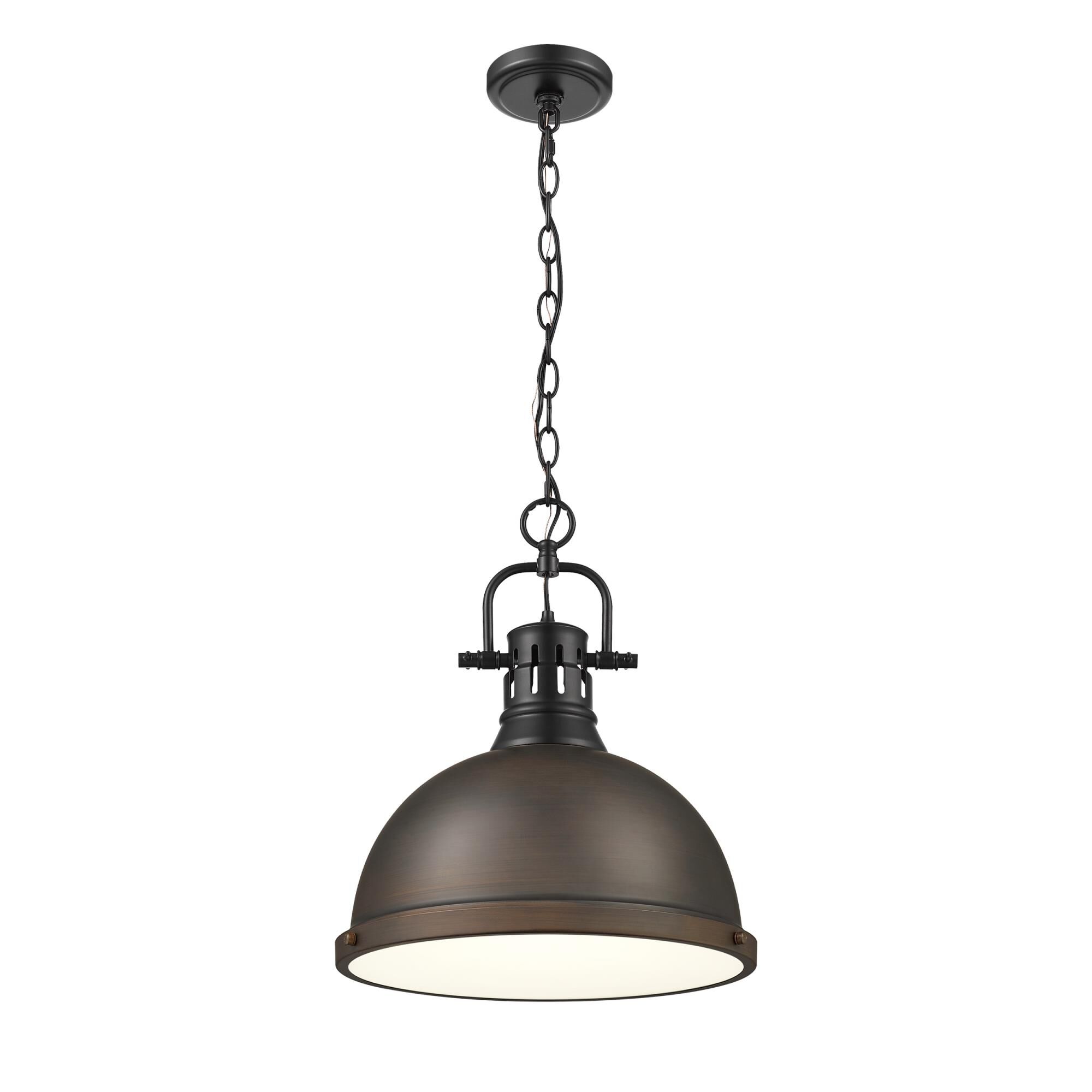 Duncan 14 Inch Large Pendant by Golden Lighting
