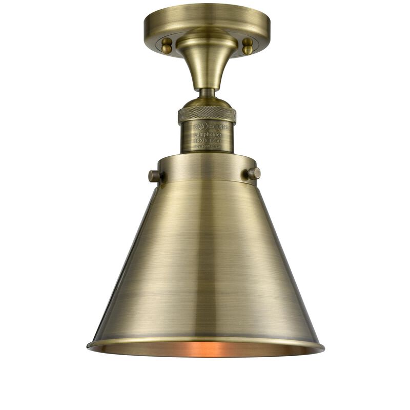 Bruno Marashlian Appalachian 8 Inch 1 Light Semi Flush Mount by Innovations Lighting