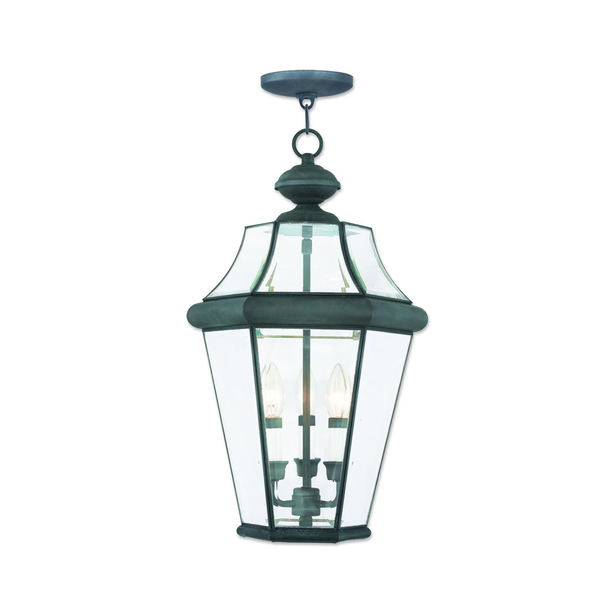 Georgetown 21 Inch Tall Outdoor Hanging Lantern by Livex Lighting