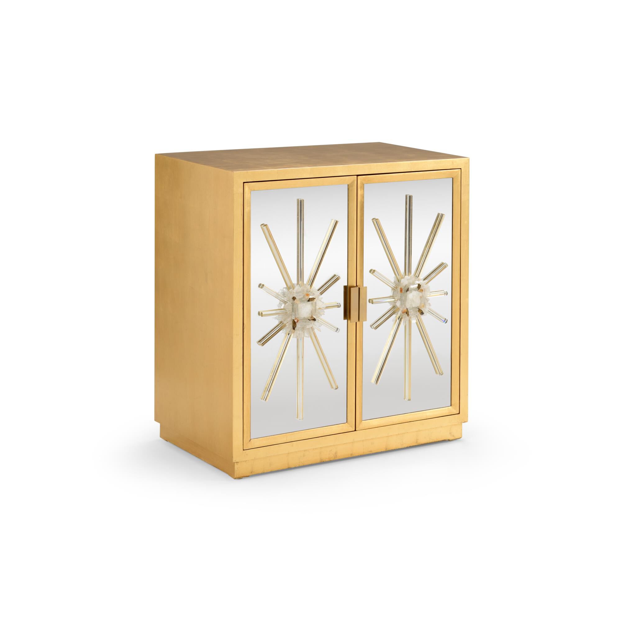 Shown in Antique Gold Leaf - Clear - Natural finish