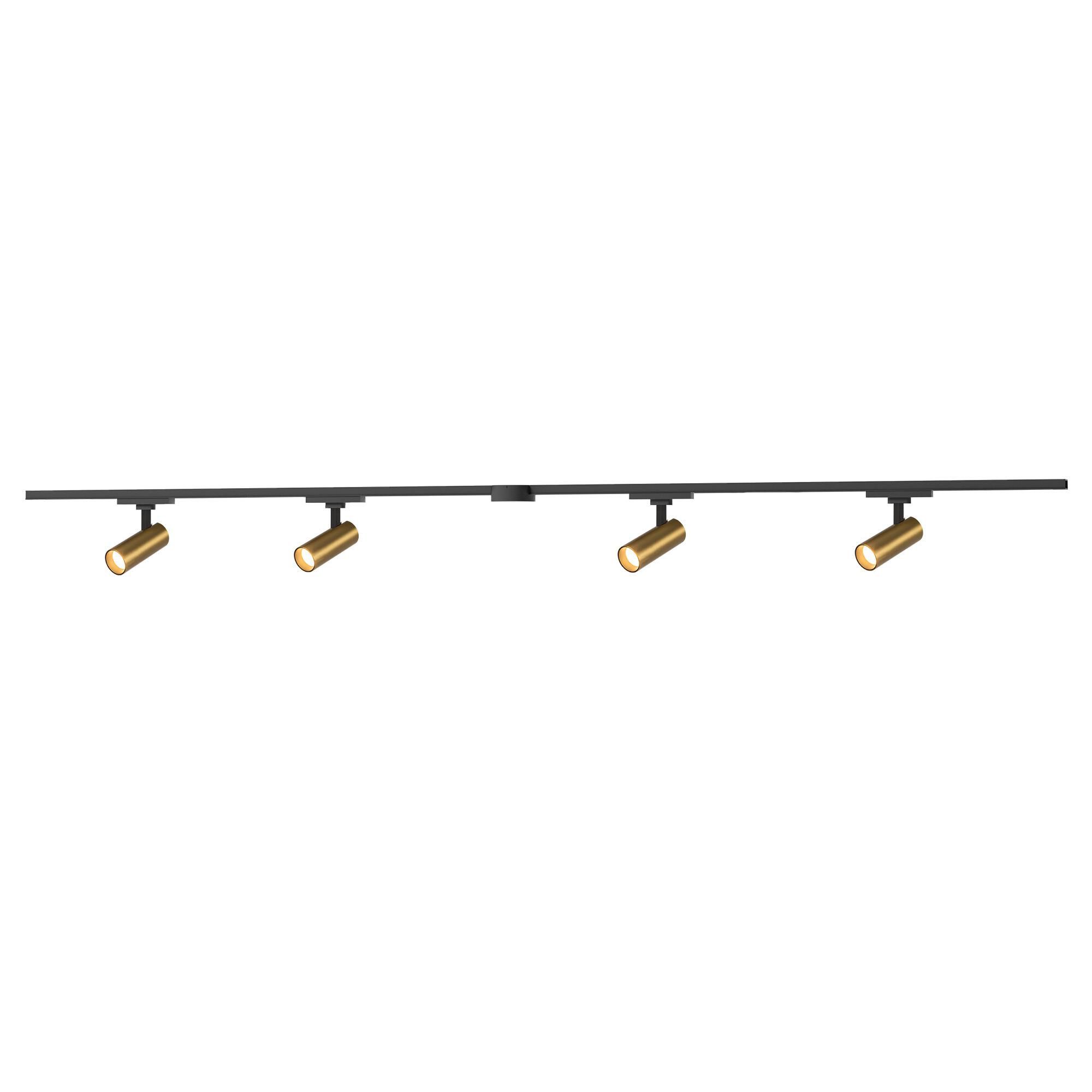 Shown in Brushed Gold finish and Clear Acrylic Lens glass