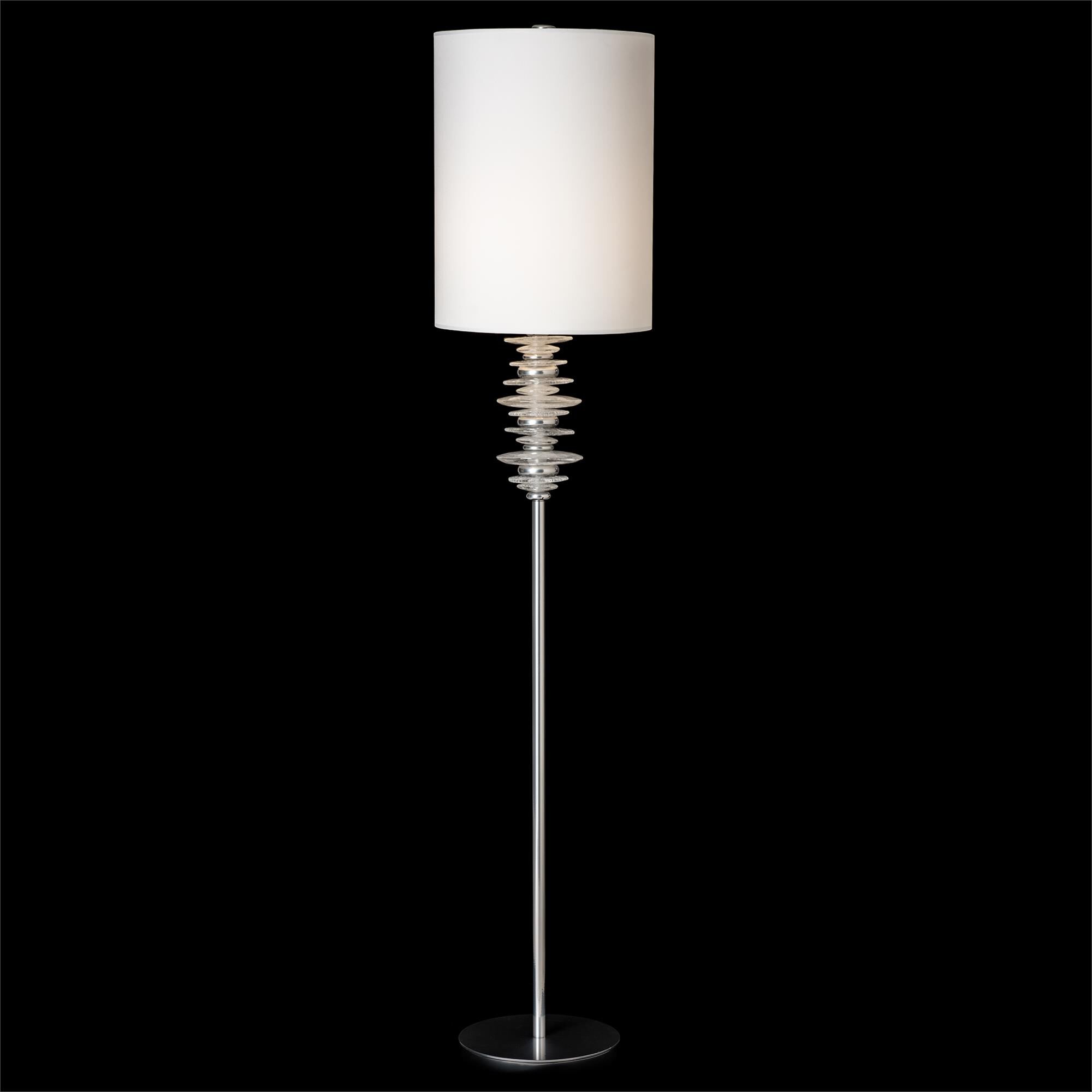 Shown in Sterling finish and White shade