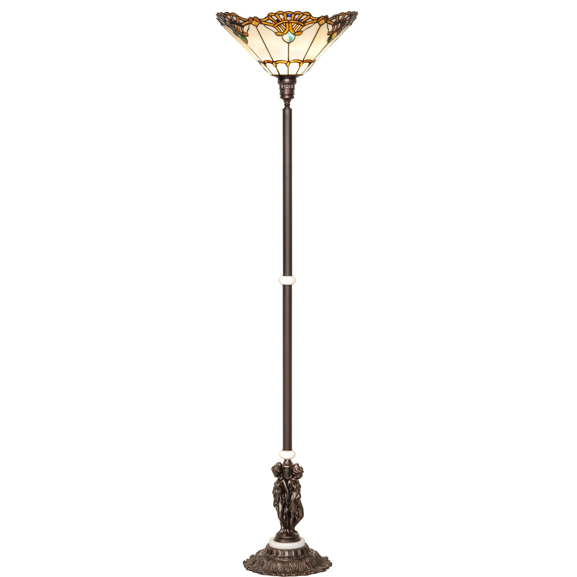 Shell With Jewels 73 Inch Floor Lamp by Meyda Lighting