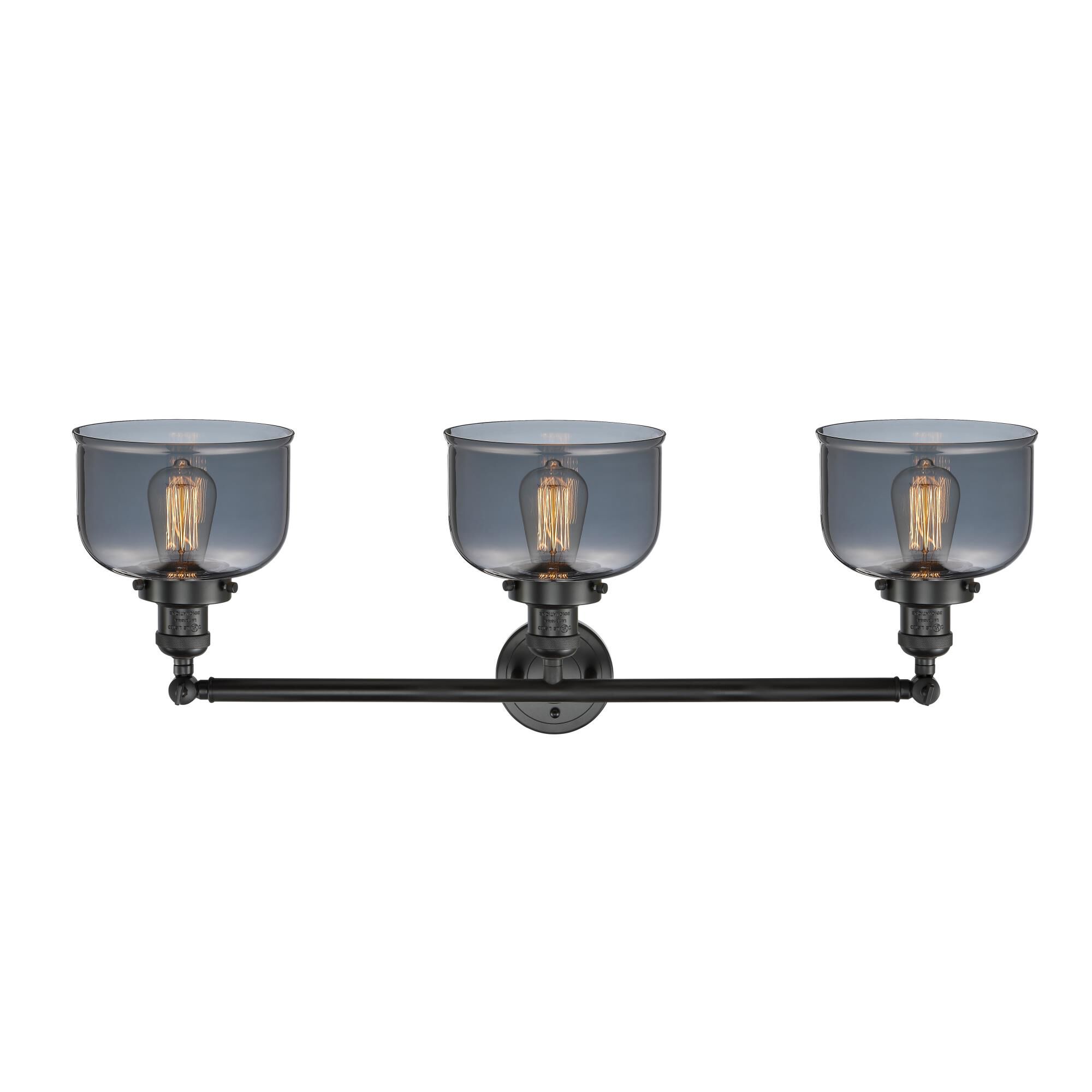 Shown in Matte Black finish and Plated Smoked glass