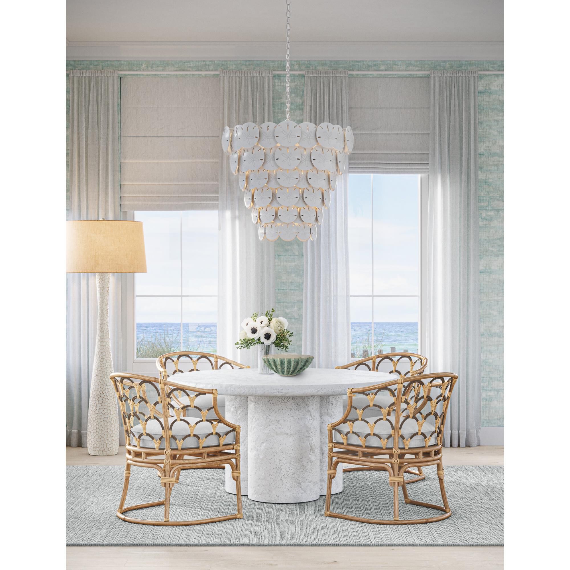 Tulum Chandelier by Currey and Company