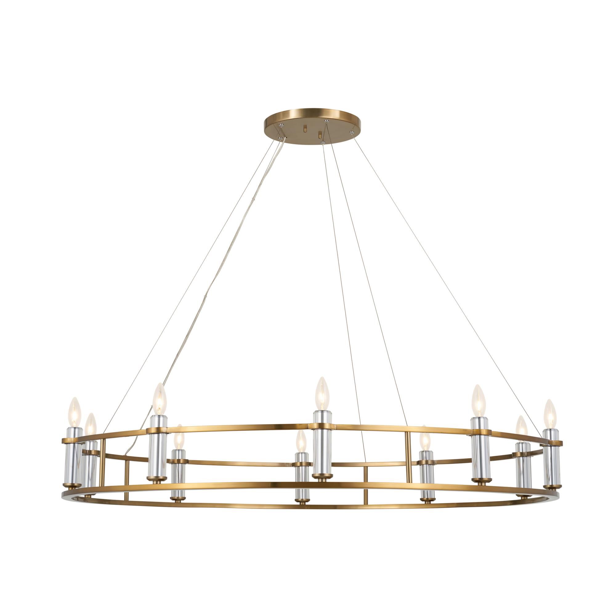 Shown in Brushed Natural Brass finish