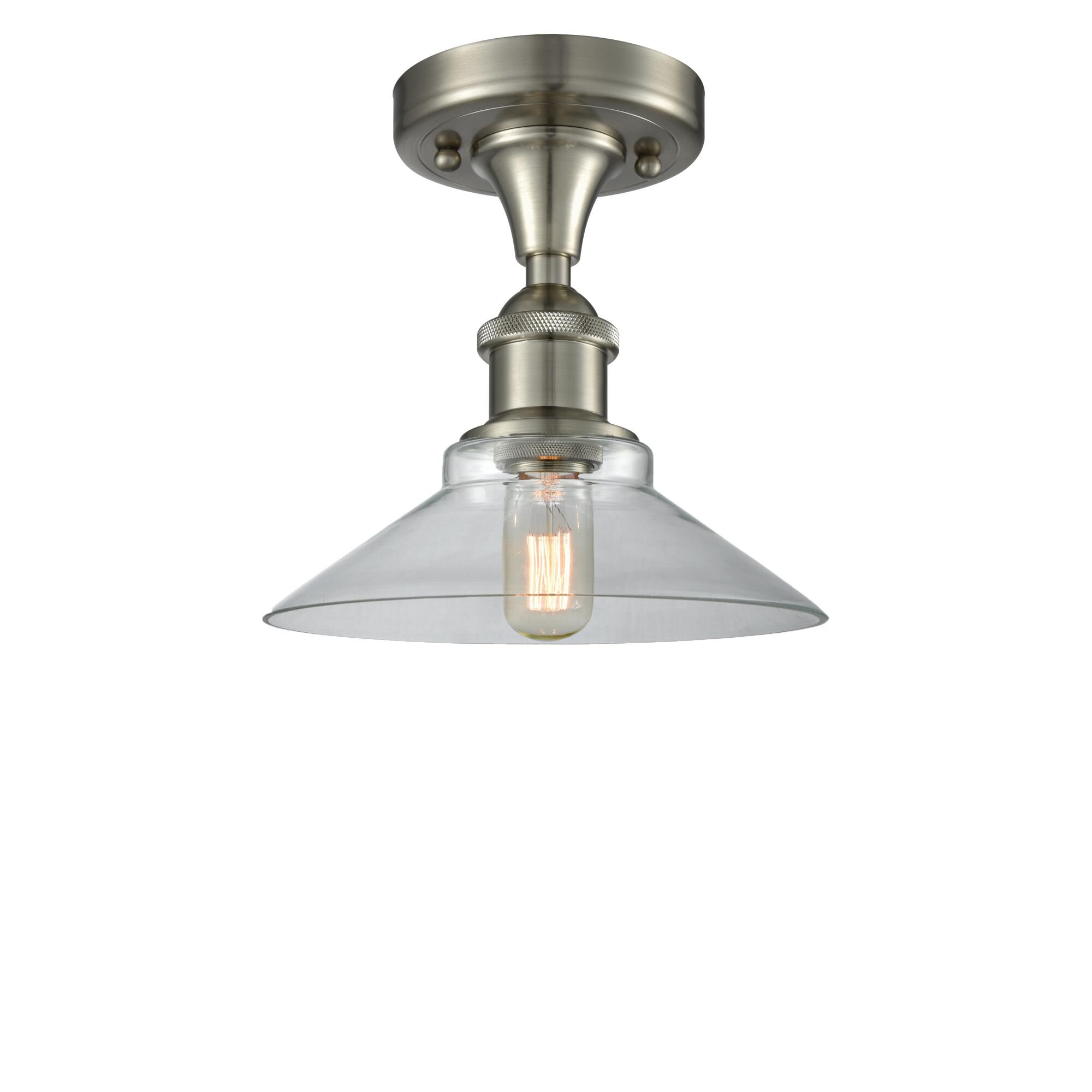 Bruno Marashlian Orwell 9 Inch 1 Light Semi Flush Mount by Innovations Lighting