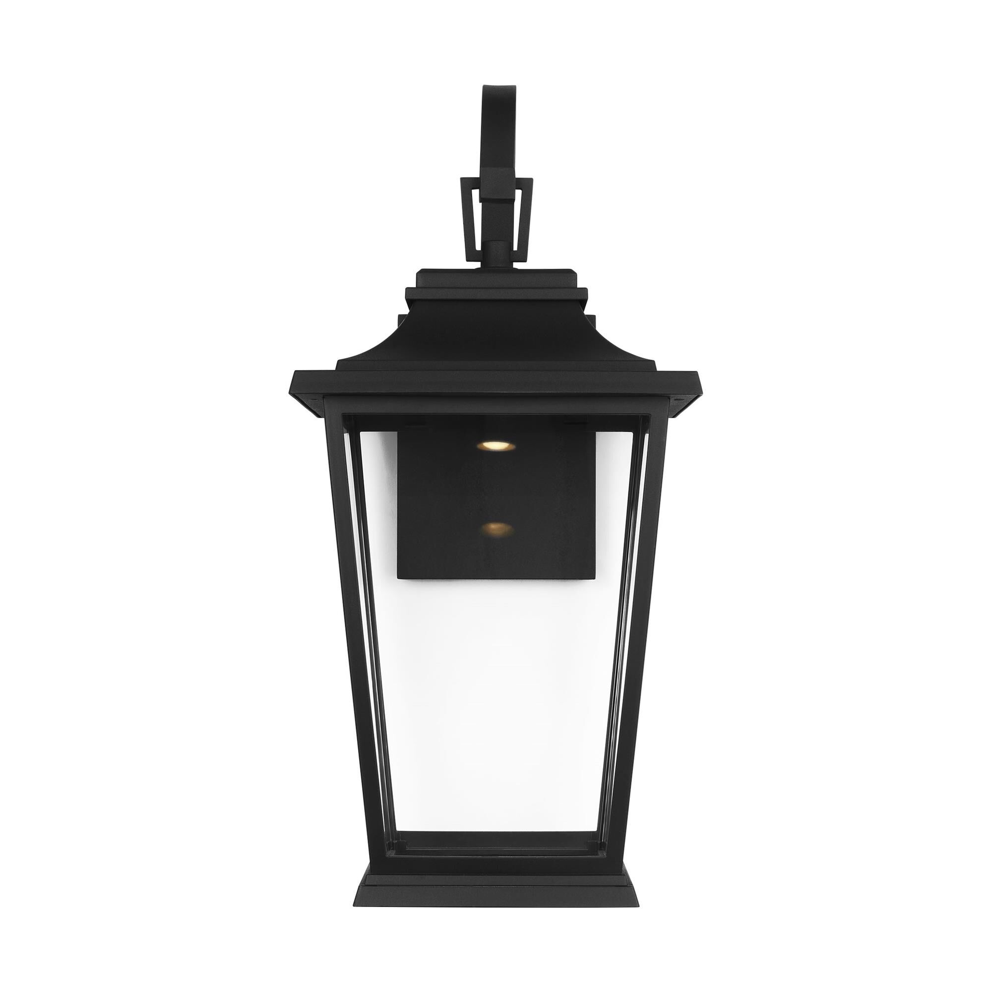 Shown in Textured Black finish and Clear glass