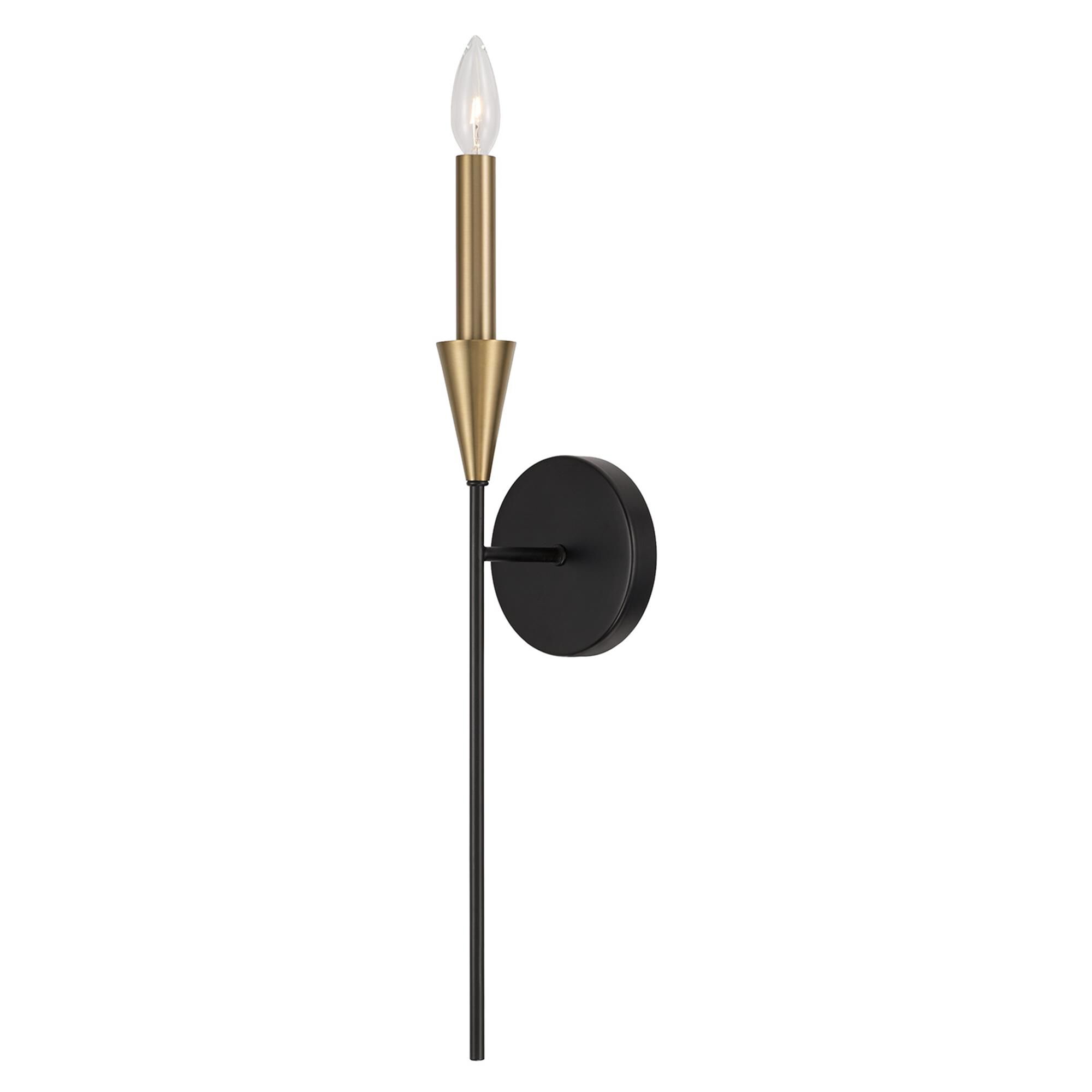 Shown in Aged Brass And Black finish