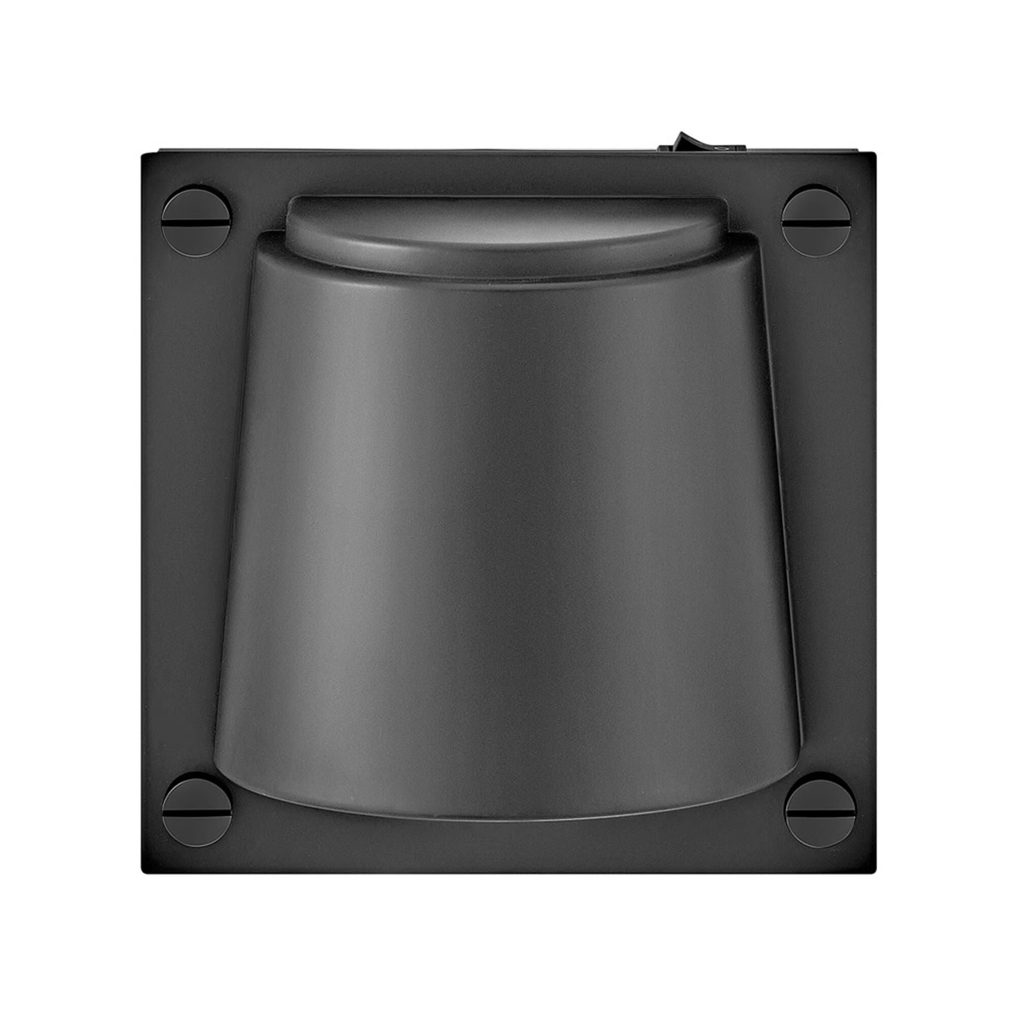 Shown in Black finish and Etched glass